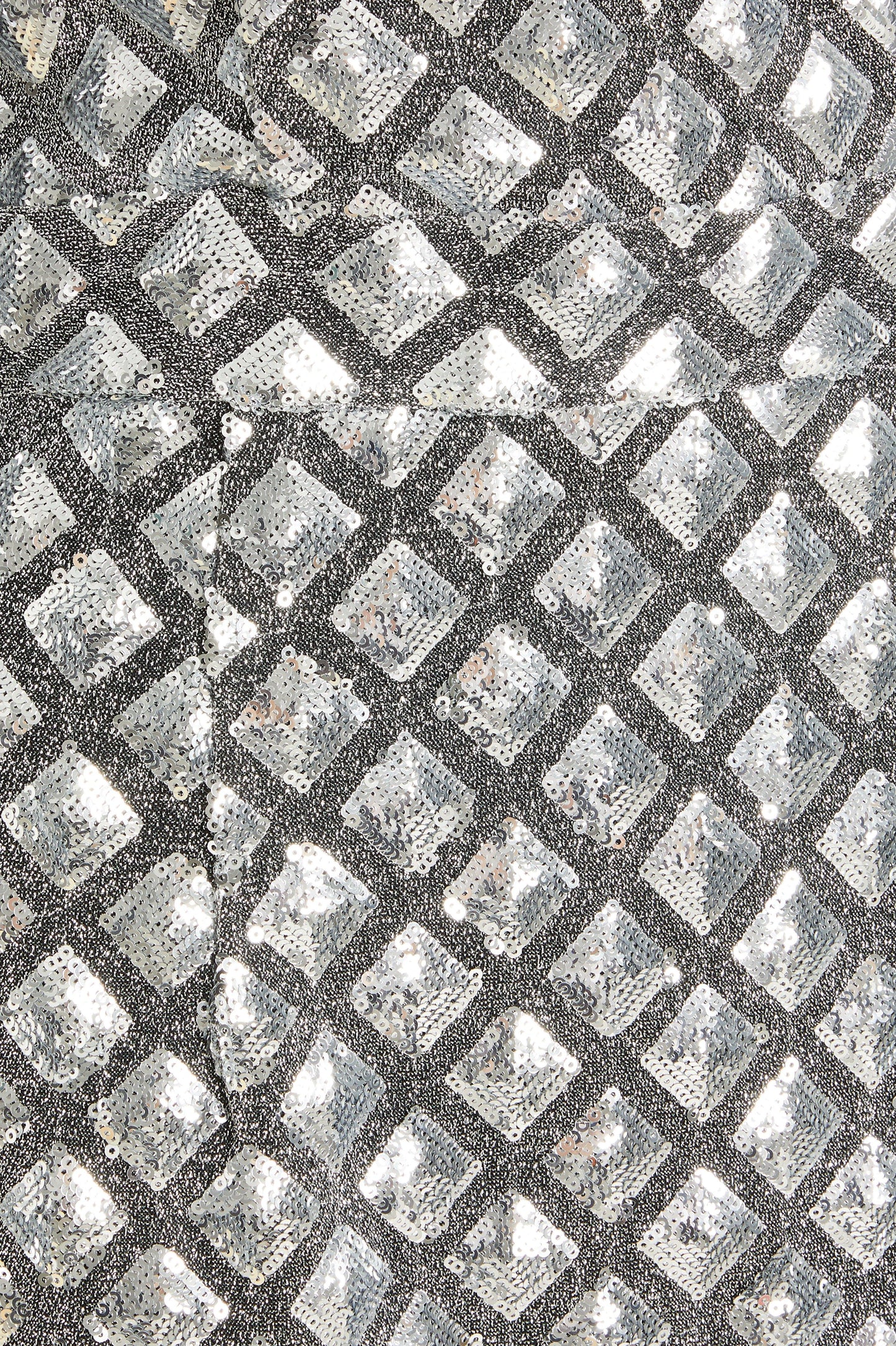 Silver Sequin Bodycon Dress