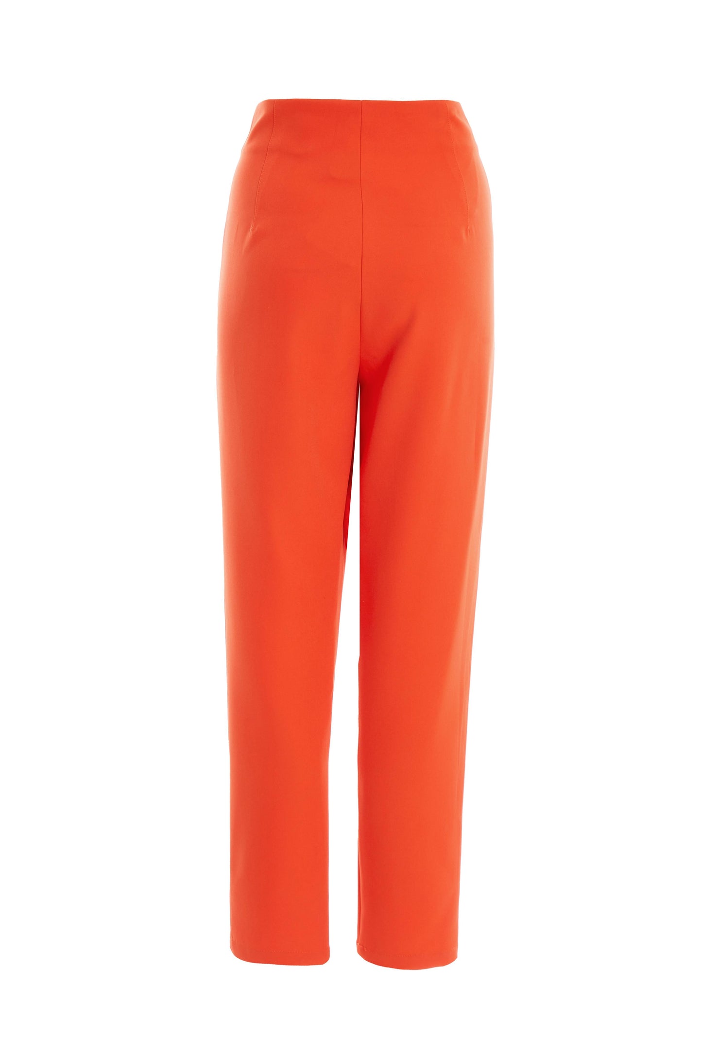Orange High Waist Tailored Trousers