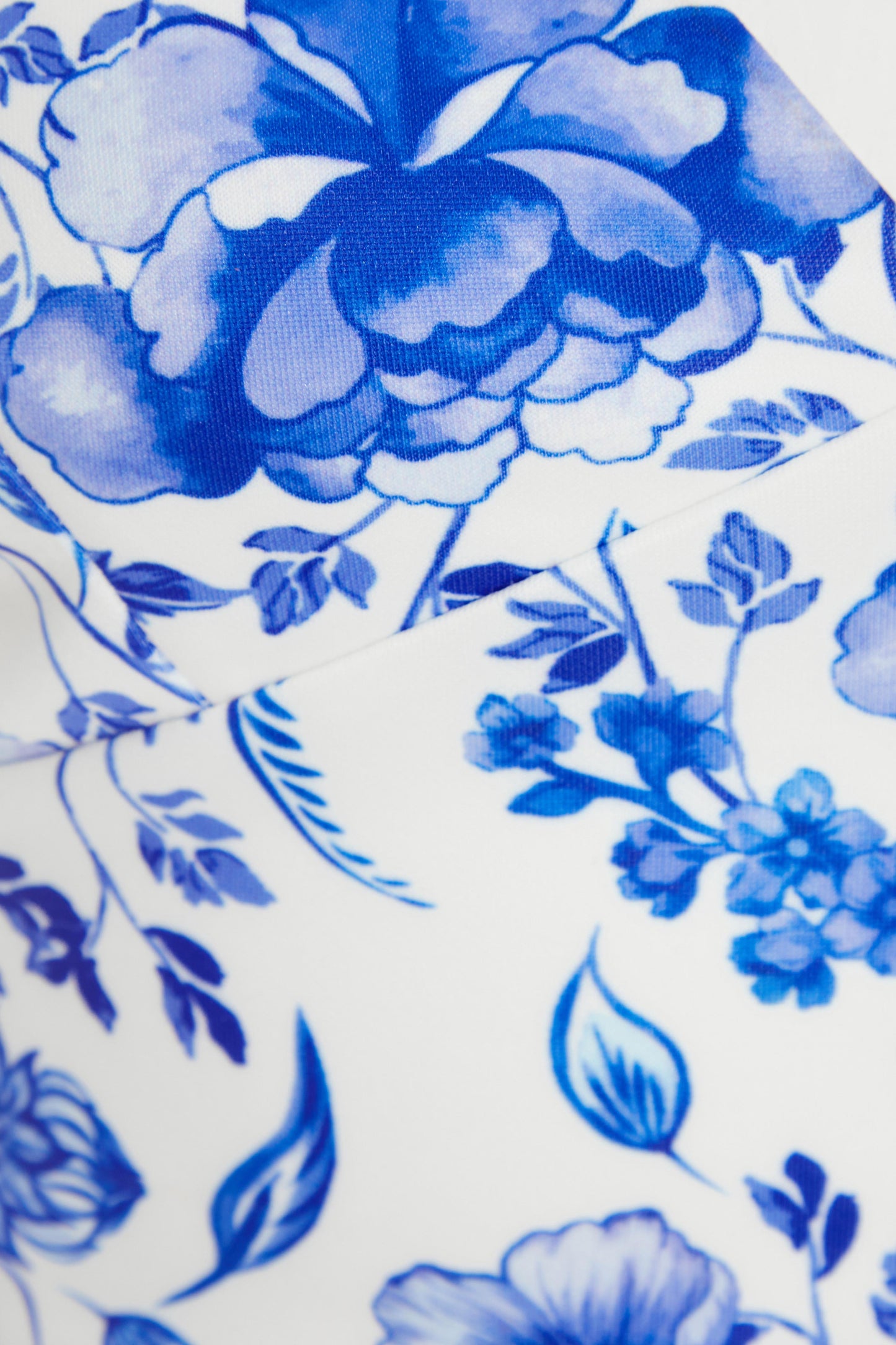 White Floral Crop Top