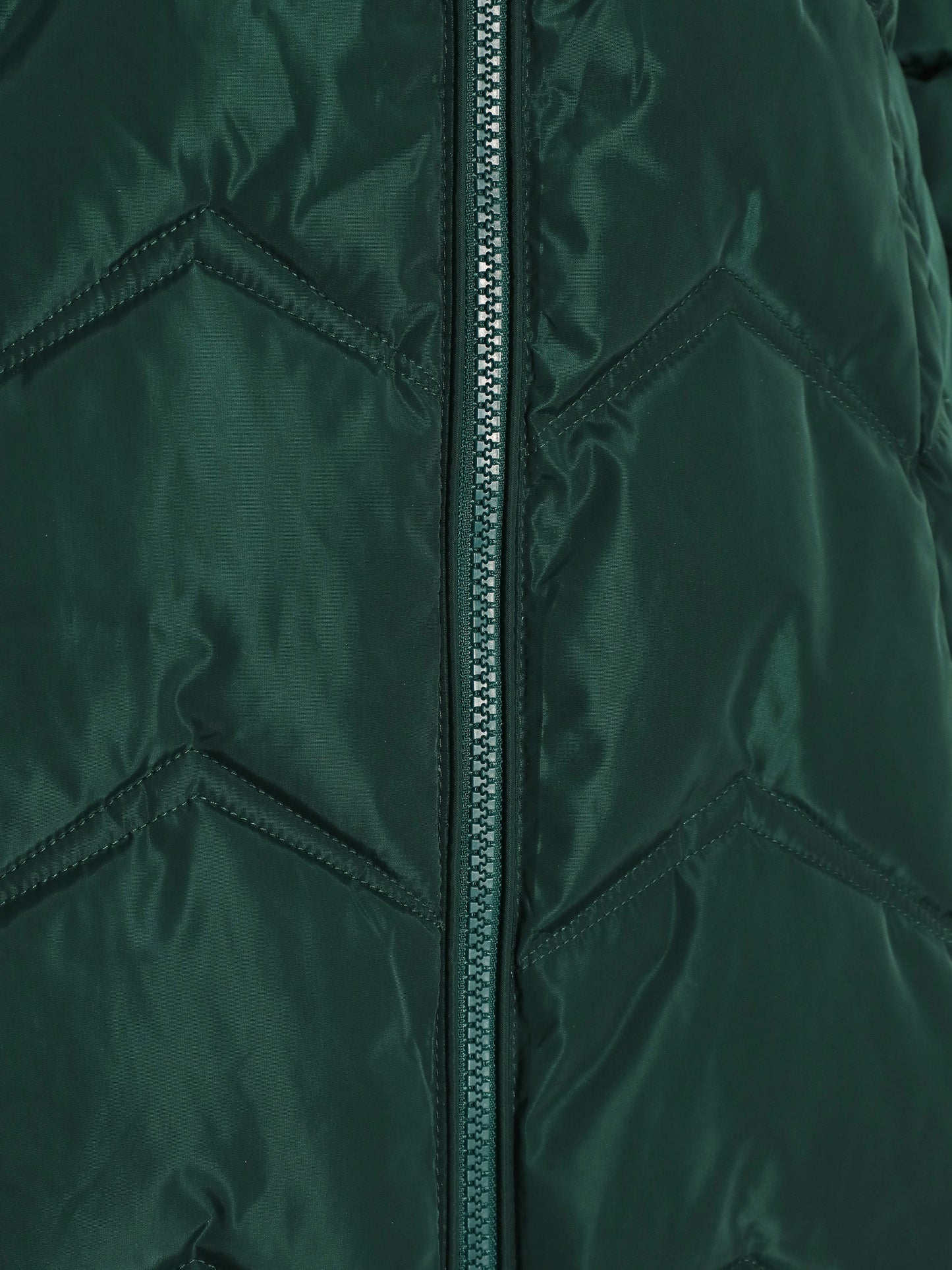 Black Green Play Padded Fur Hood