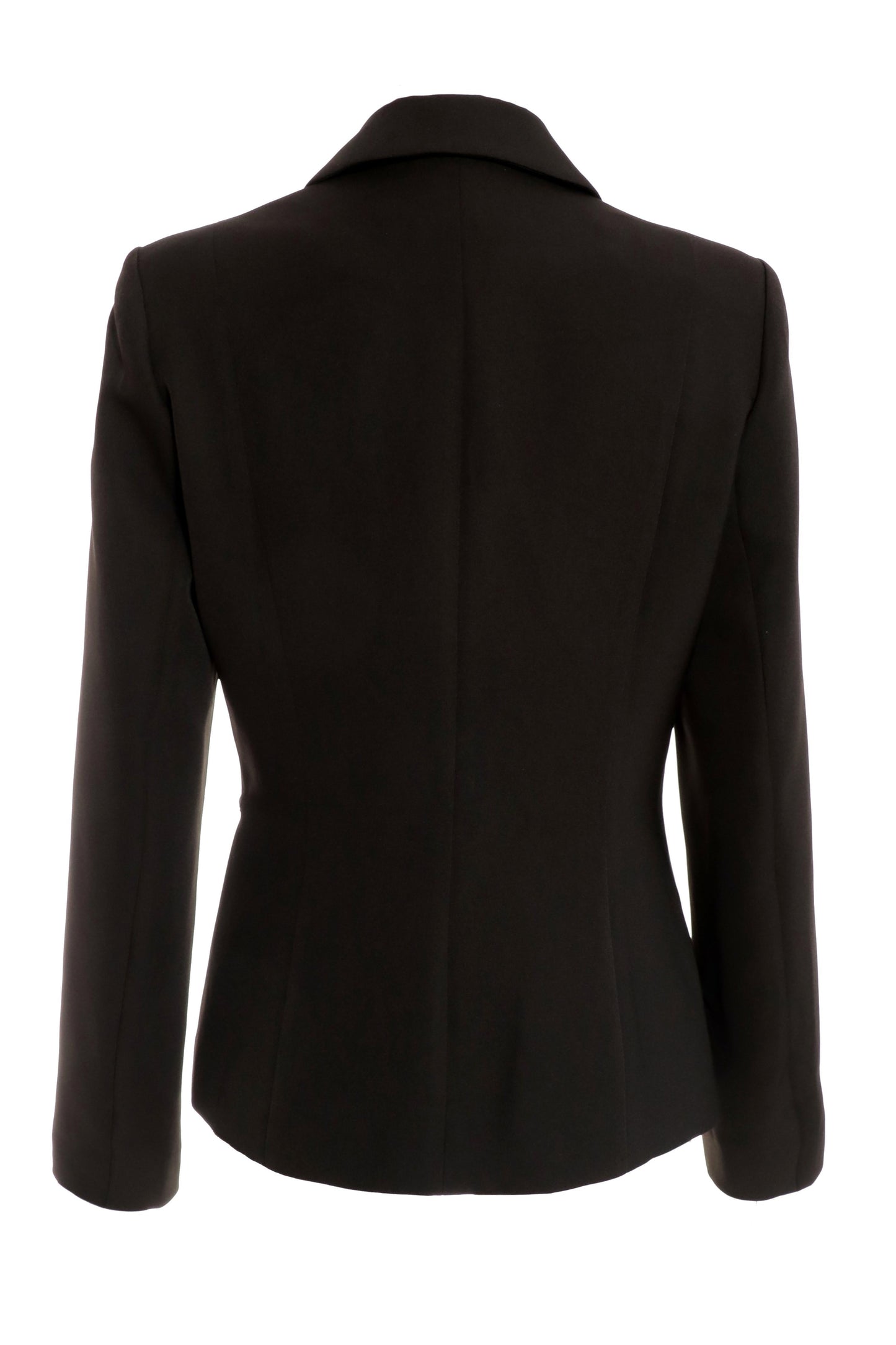 Black Woven Chain Detail Blazer — 10