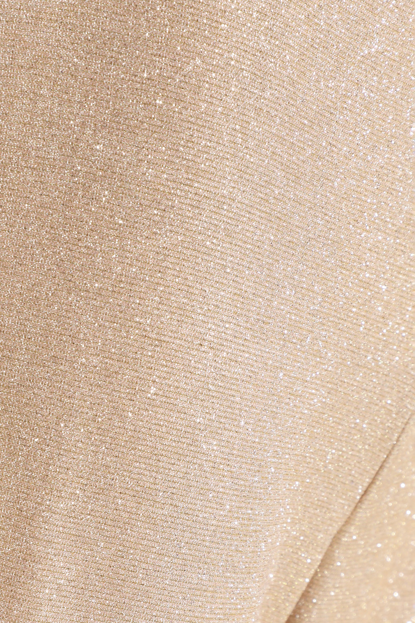 Champagne Glitter Woven Palazzo Trousers