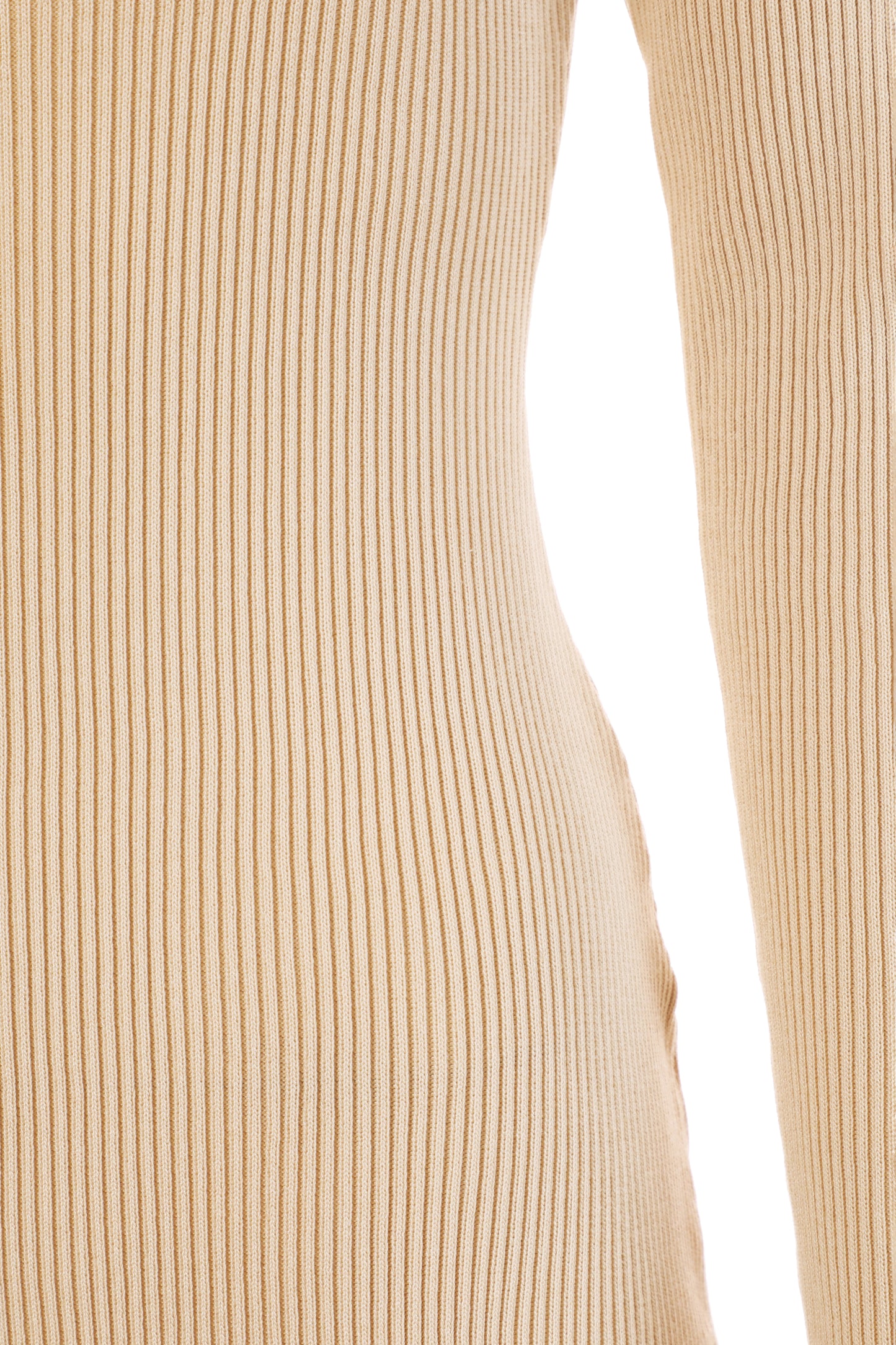 Stone Knit Split LSL MIDI Dress