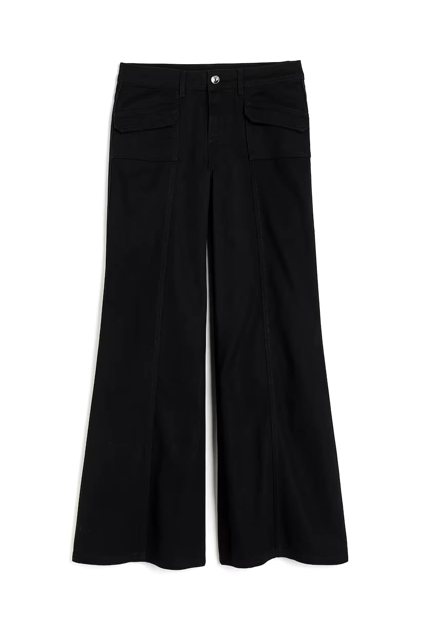 WIDE TWILL TROUSER (H&M CLOTHING)