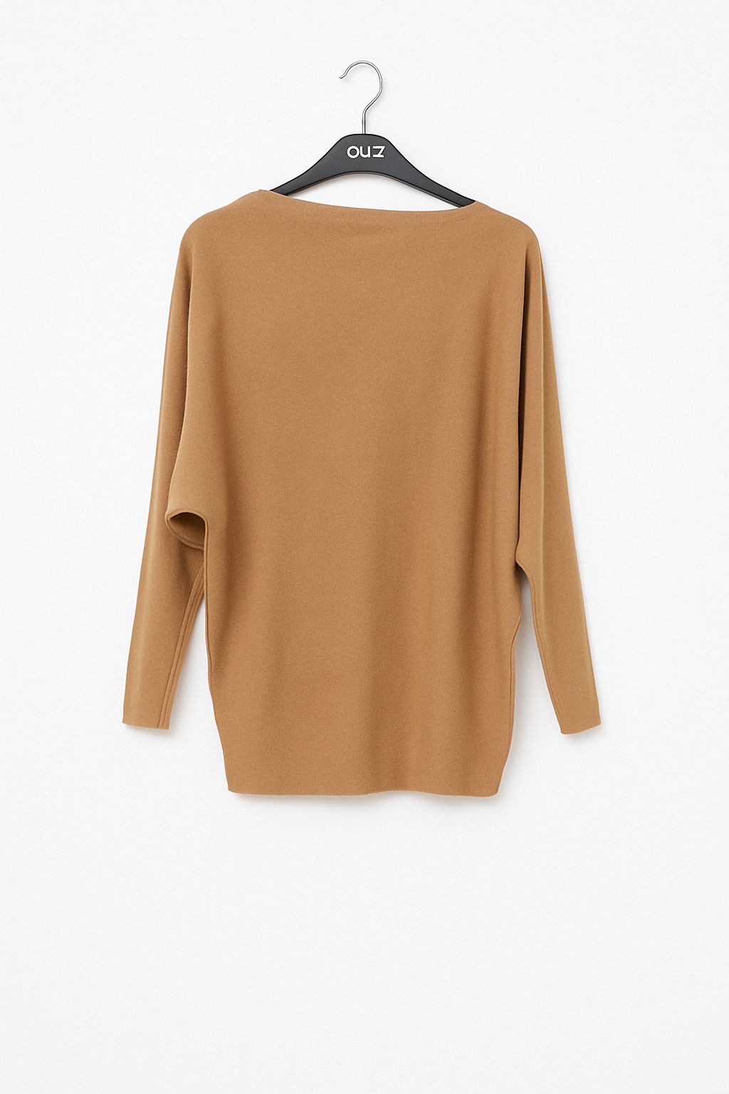 STN KNT DIA SHDLR V NK JUMPER — M/L