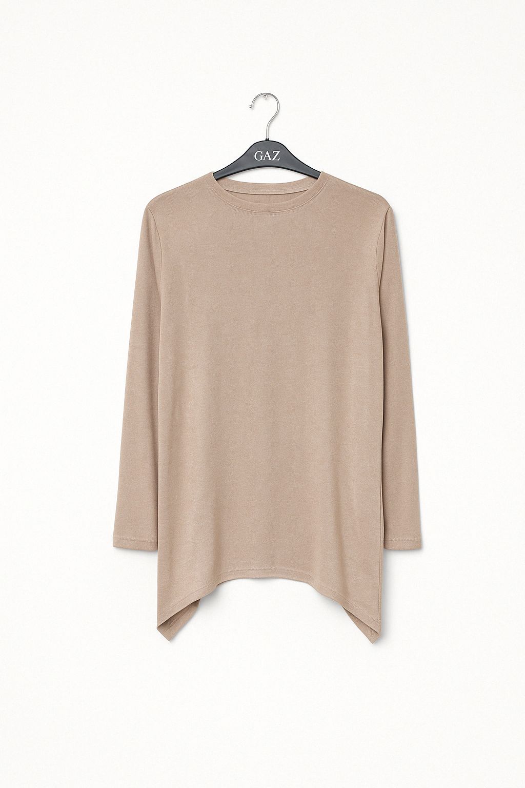 STONE LIGHT KNIT WATERFALL CARDIGAN — S