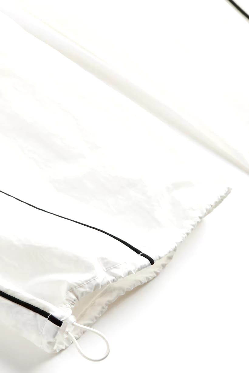 PIPING-DETAIL TRACK PANTS