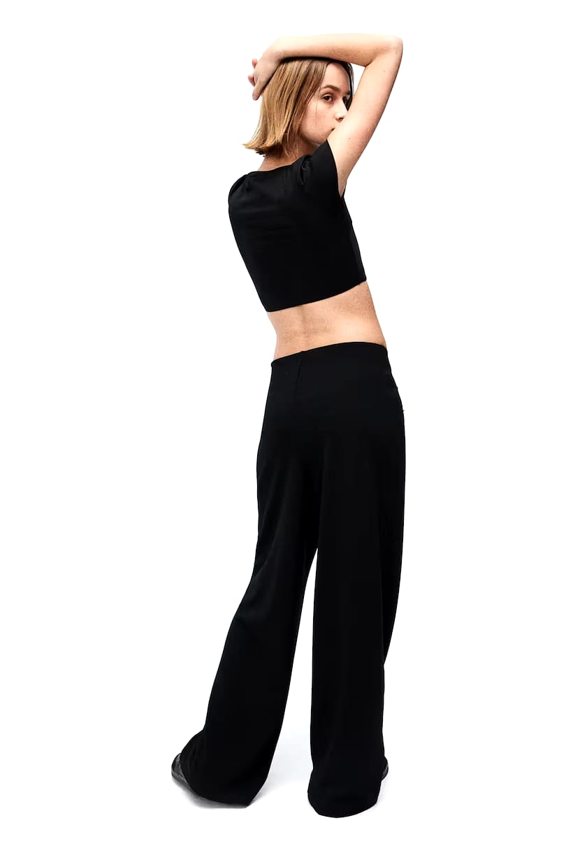 Wide jersey trousers (H&M CLOTHING)