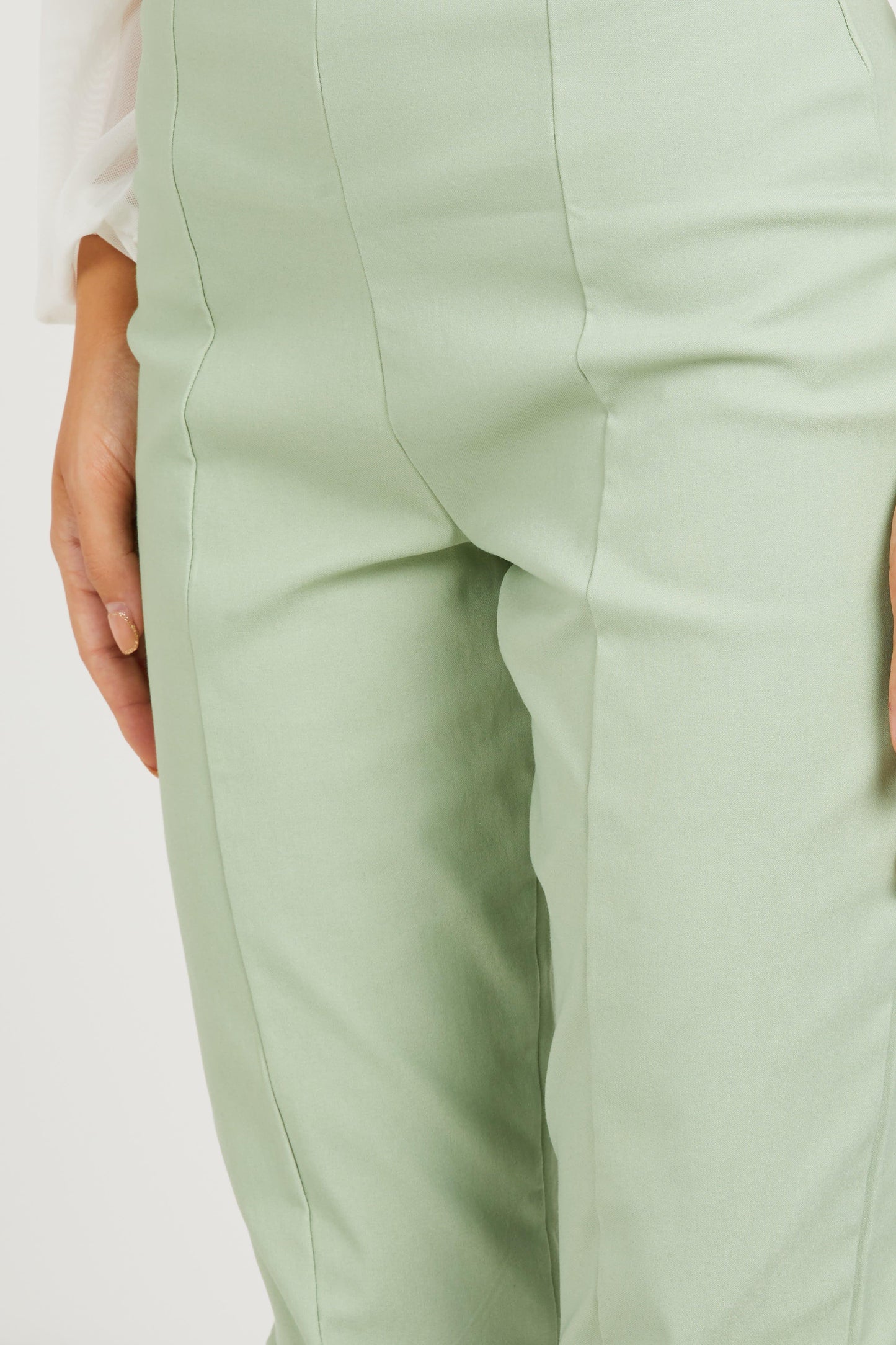 Sage Split Front Trouser