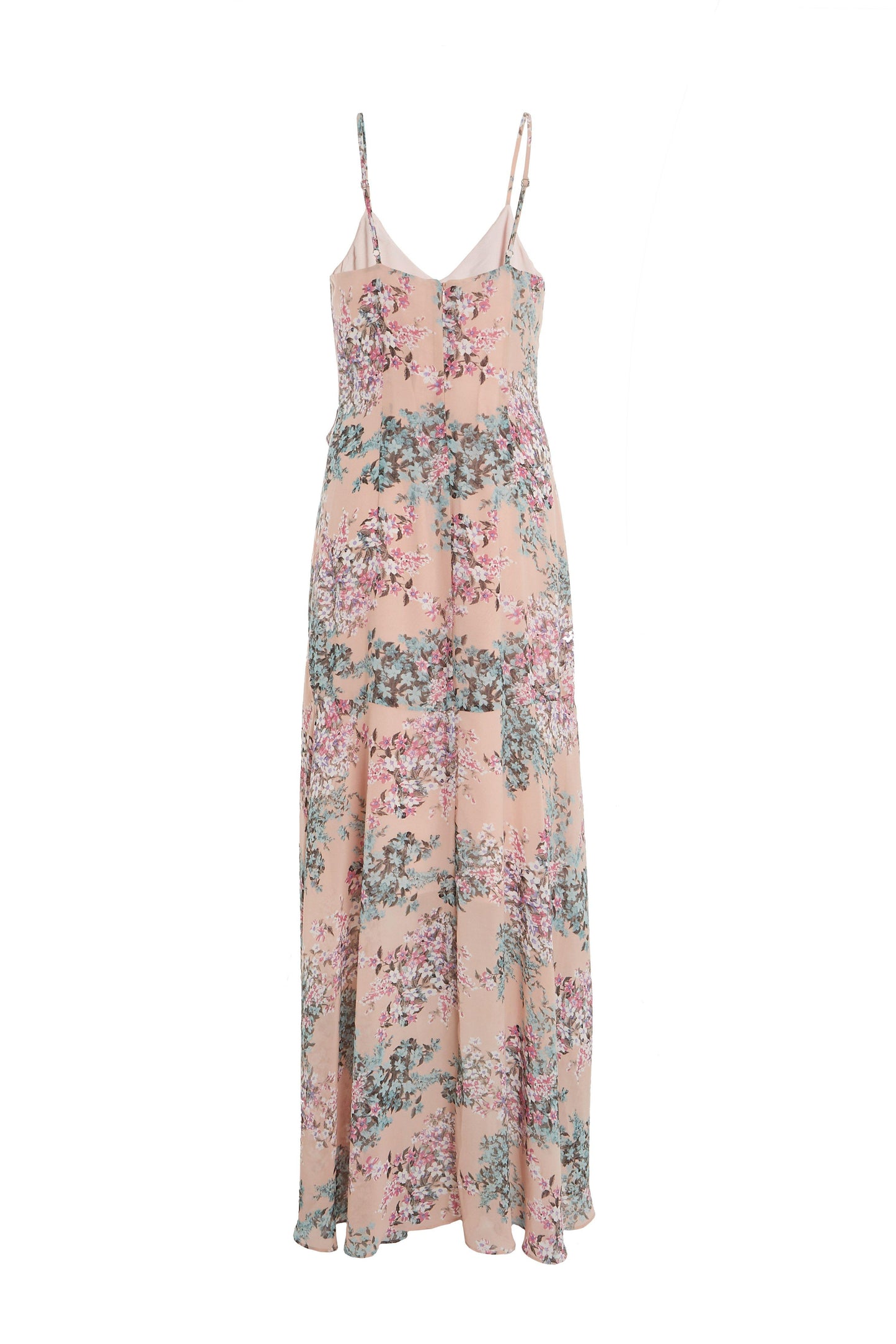 Chiffon Floral Maxi Dress