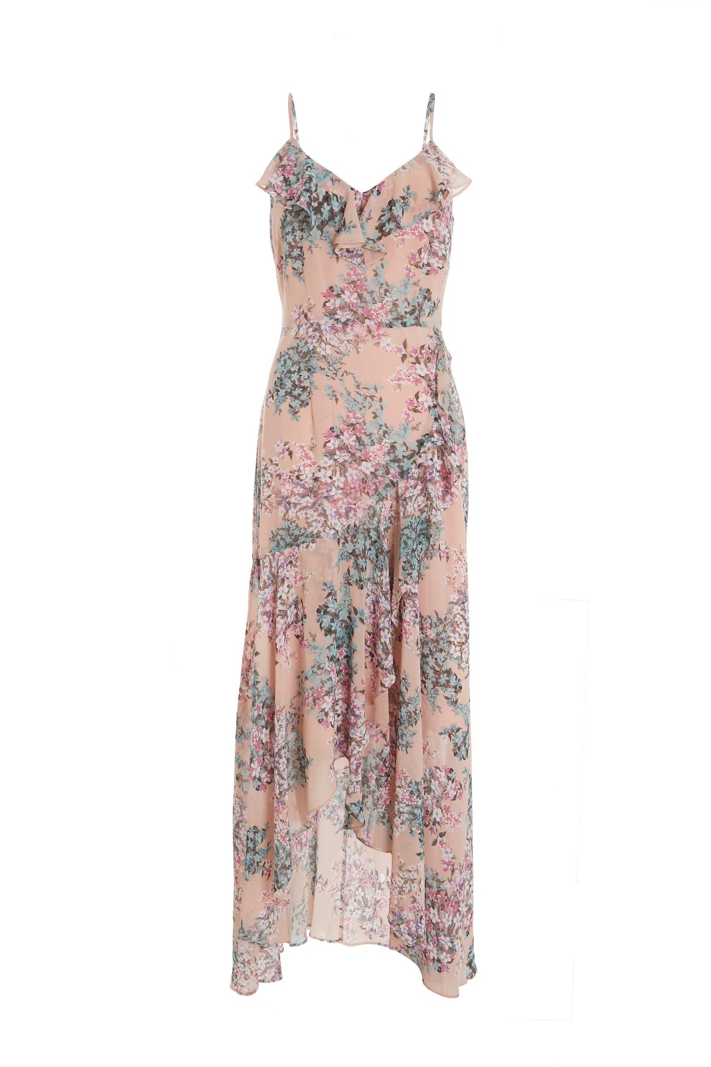 Chiffon Floral Maxi Dress