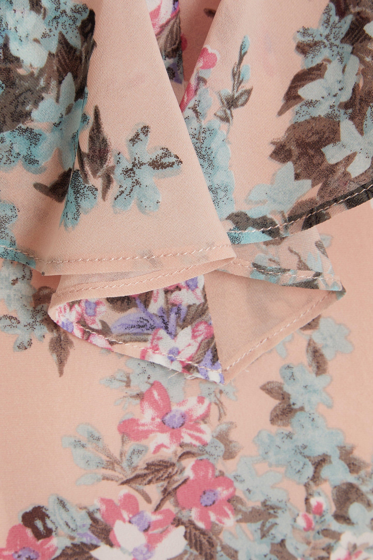 Chiffon Floral Maxi Dress