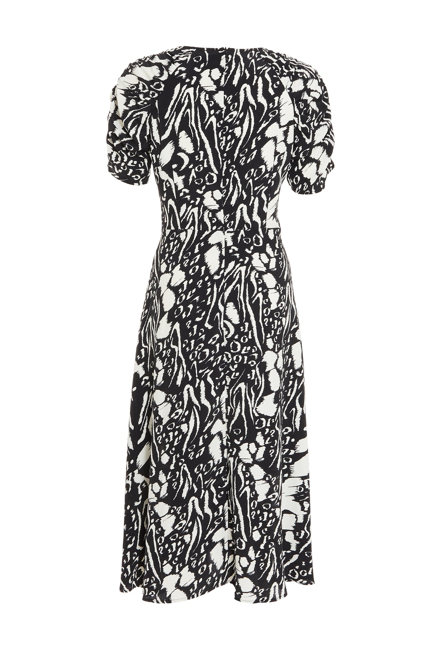 Petite Animal Print Midi Dress