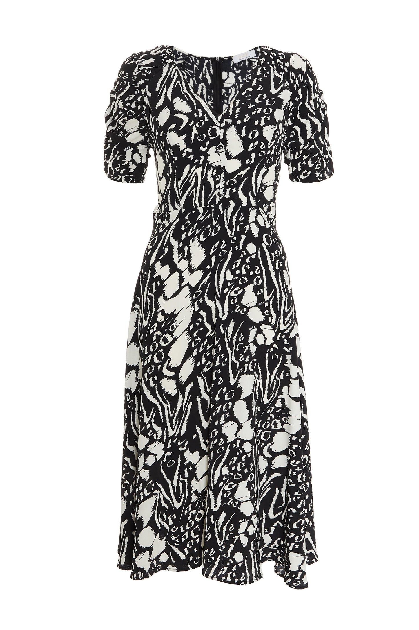 Petite Animal Print Midi Dress