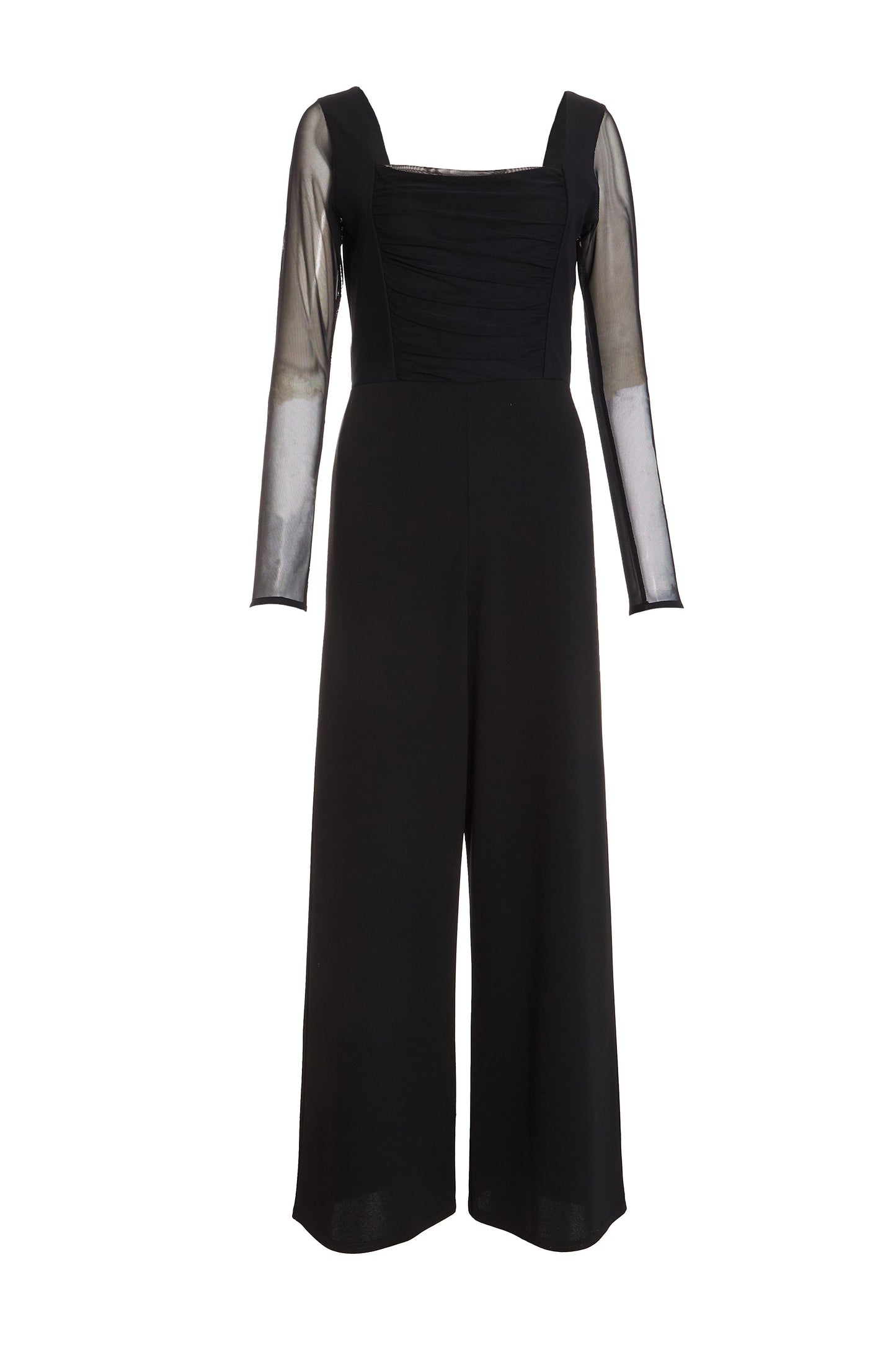 Ruched Palazzo Jumpsuit