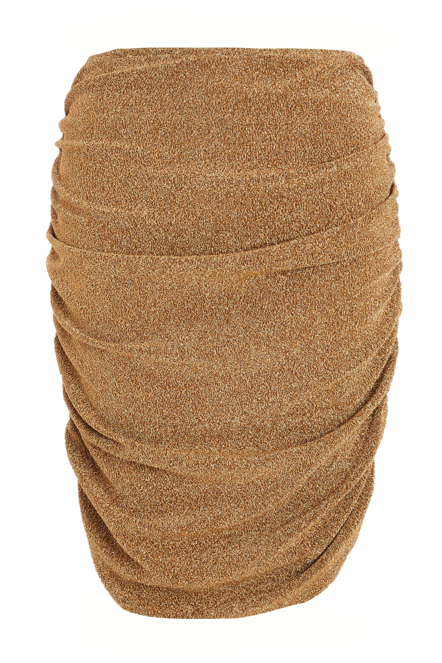Gold Shimmer Mini Skirt — 14