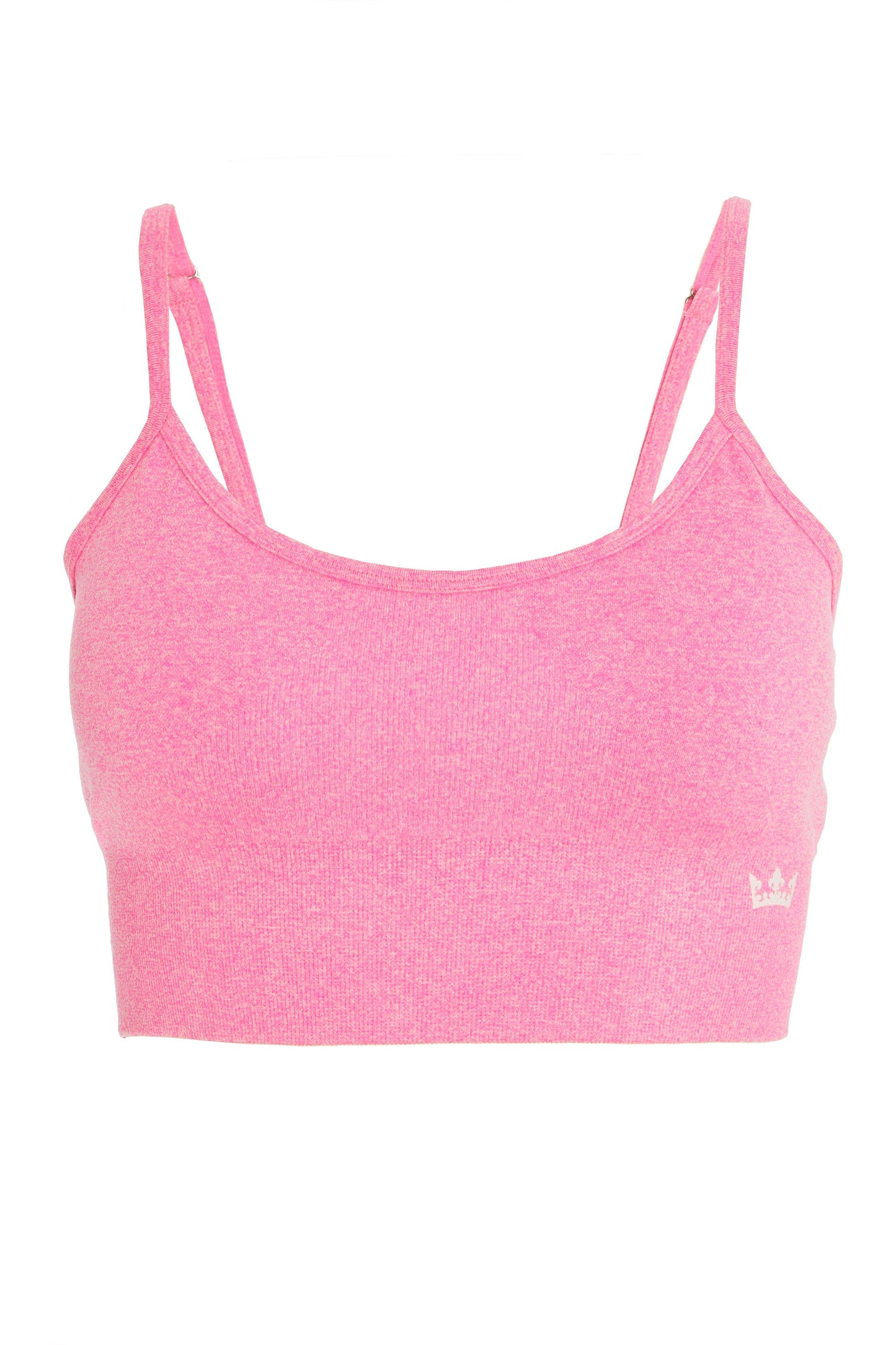 Pink Seamless Sports Bra — Medium