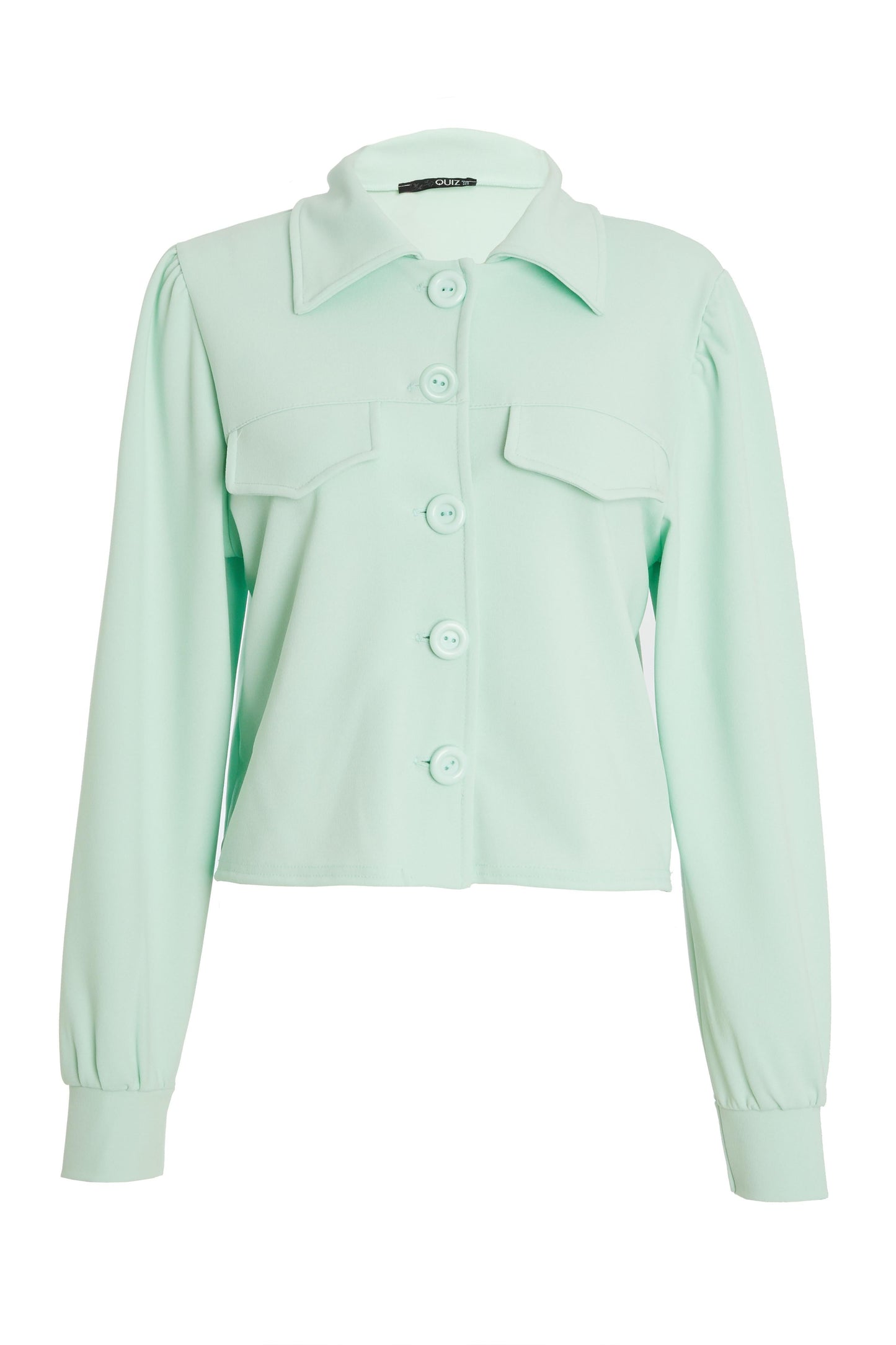 Mint Cropped Jacket â€” 14