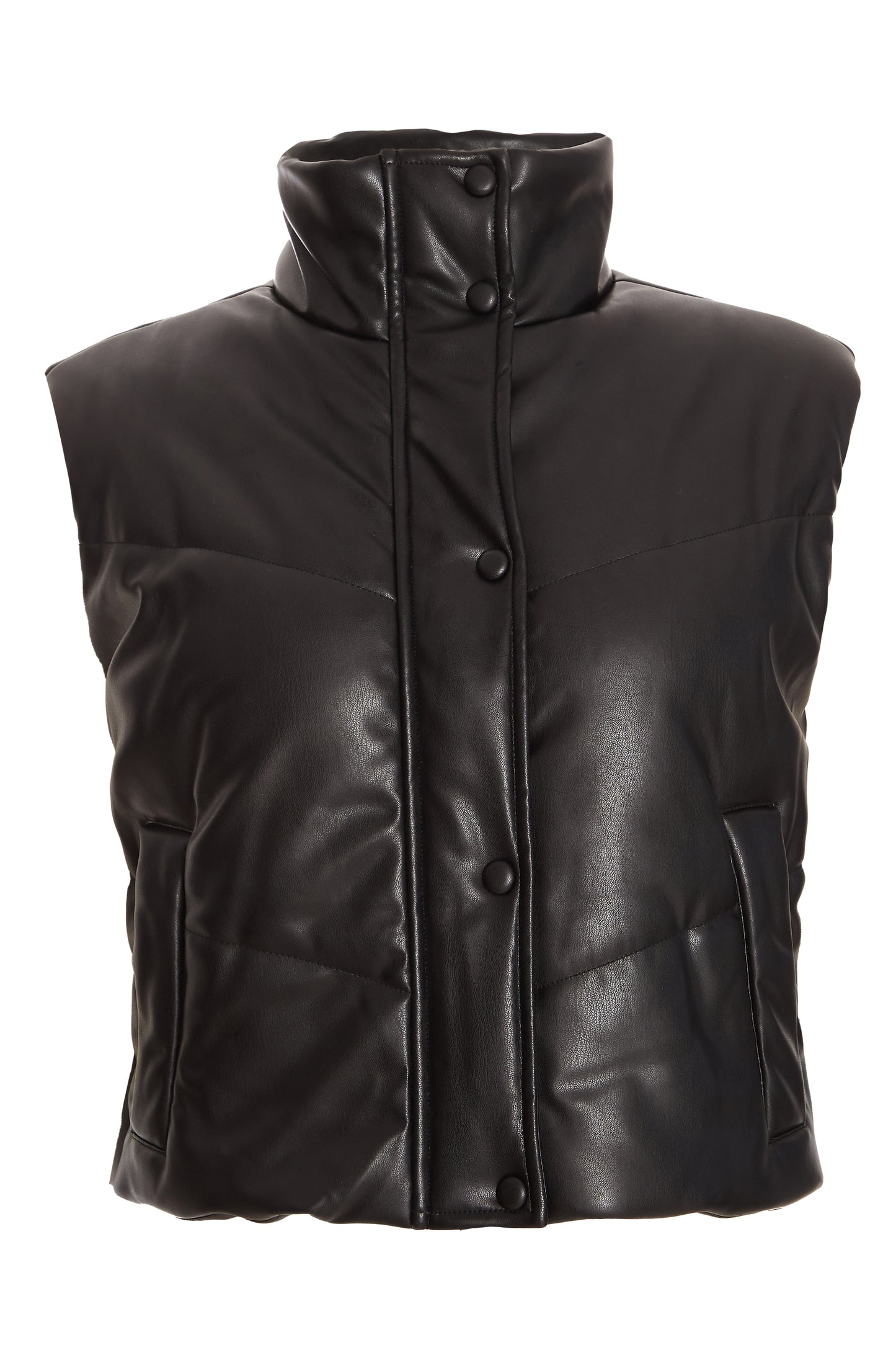Black Puffer Gilet