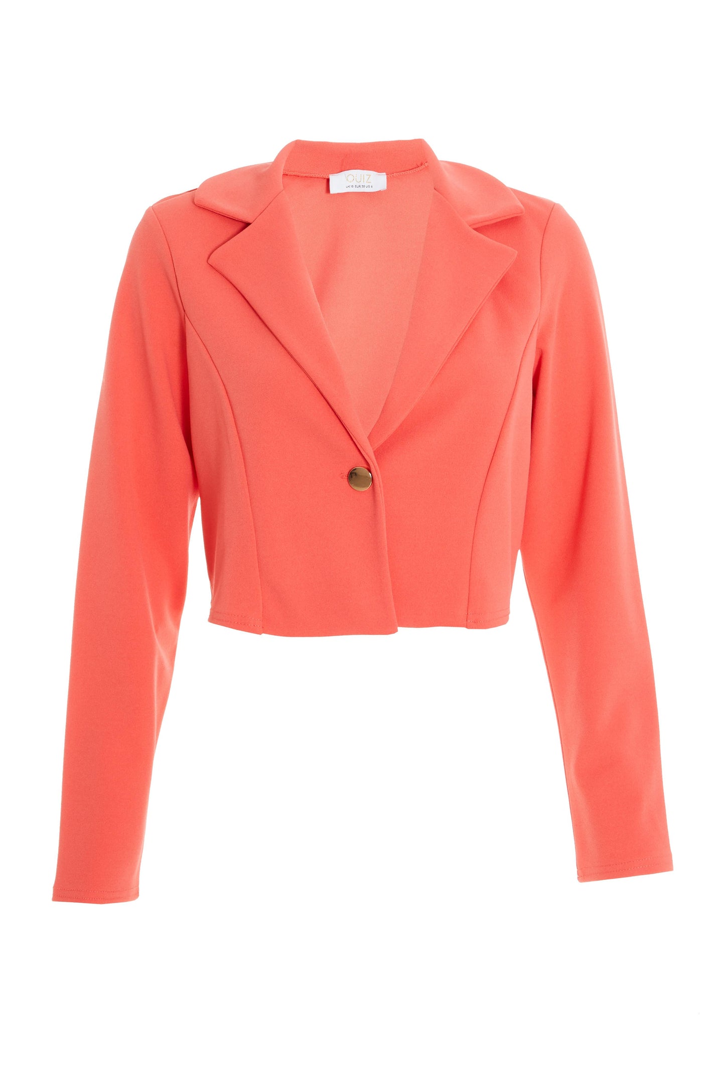 Cropped Blazer — DARK PINK / S Small 6