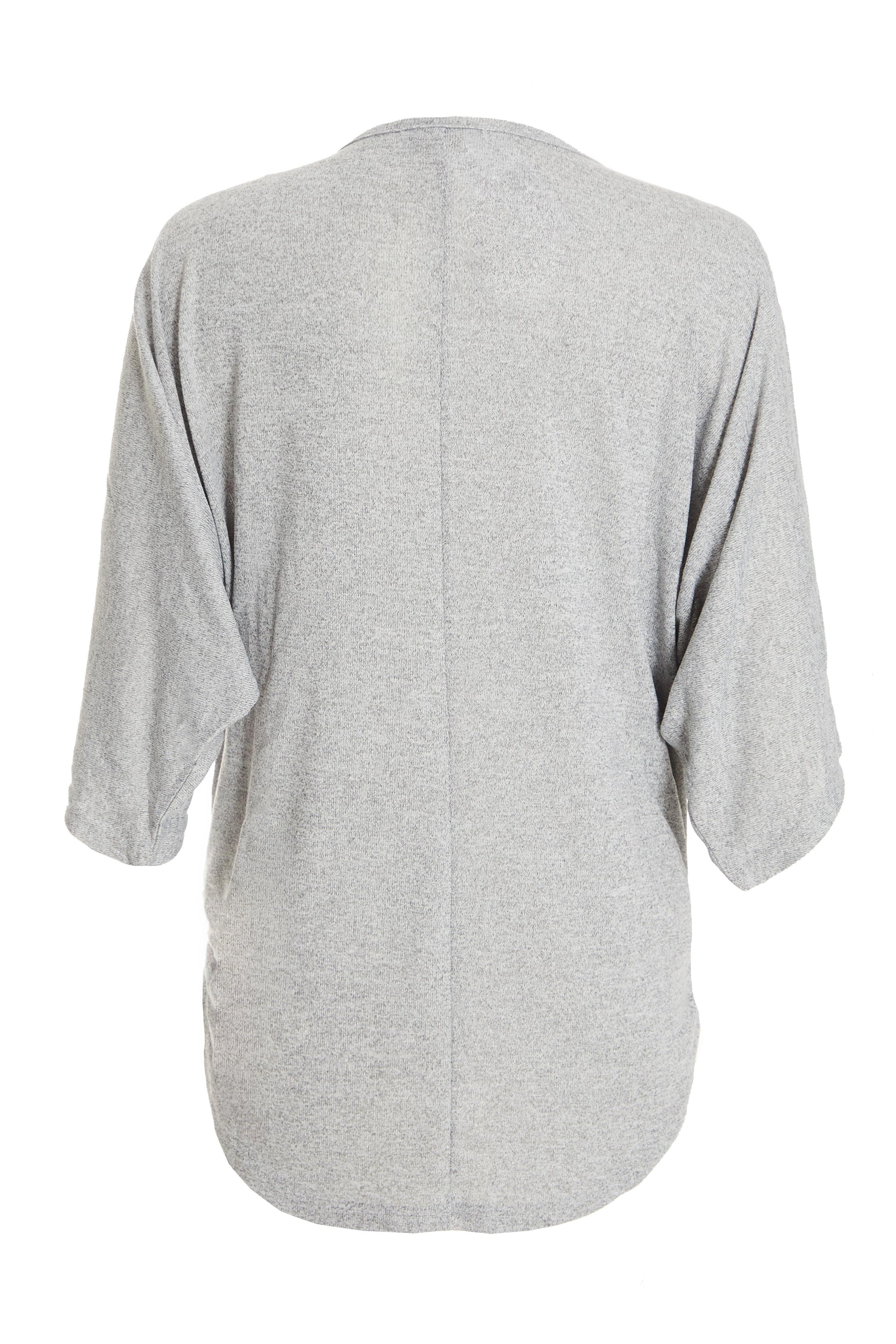 Light Knit Zip Top — LIGHT GREY / S Small 6