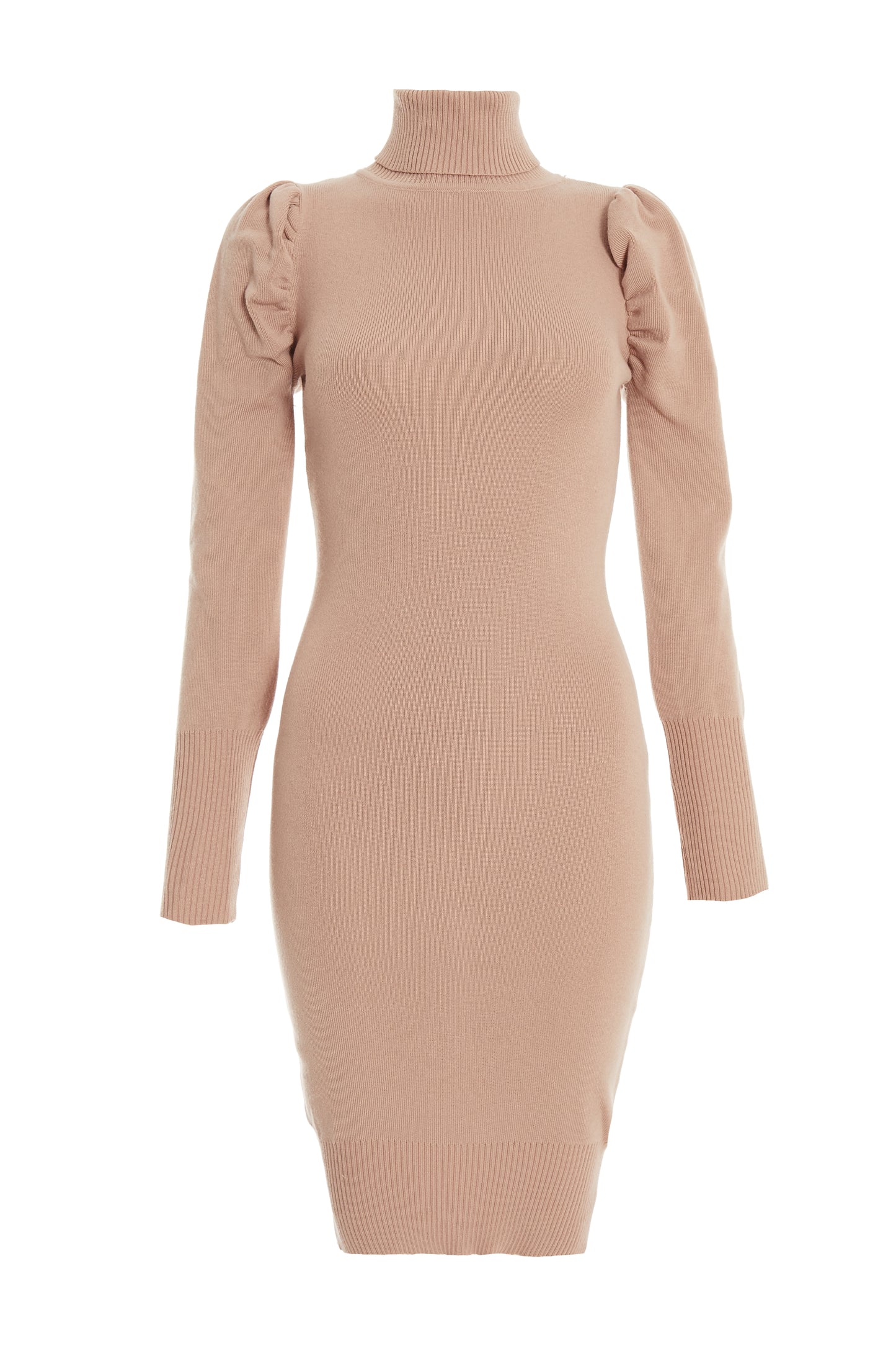 Stone Knit Turtle Neck Dress