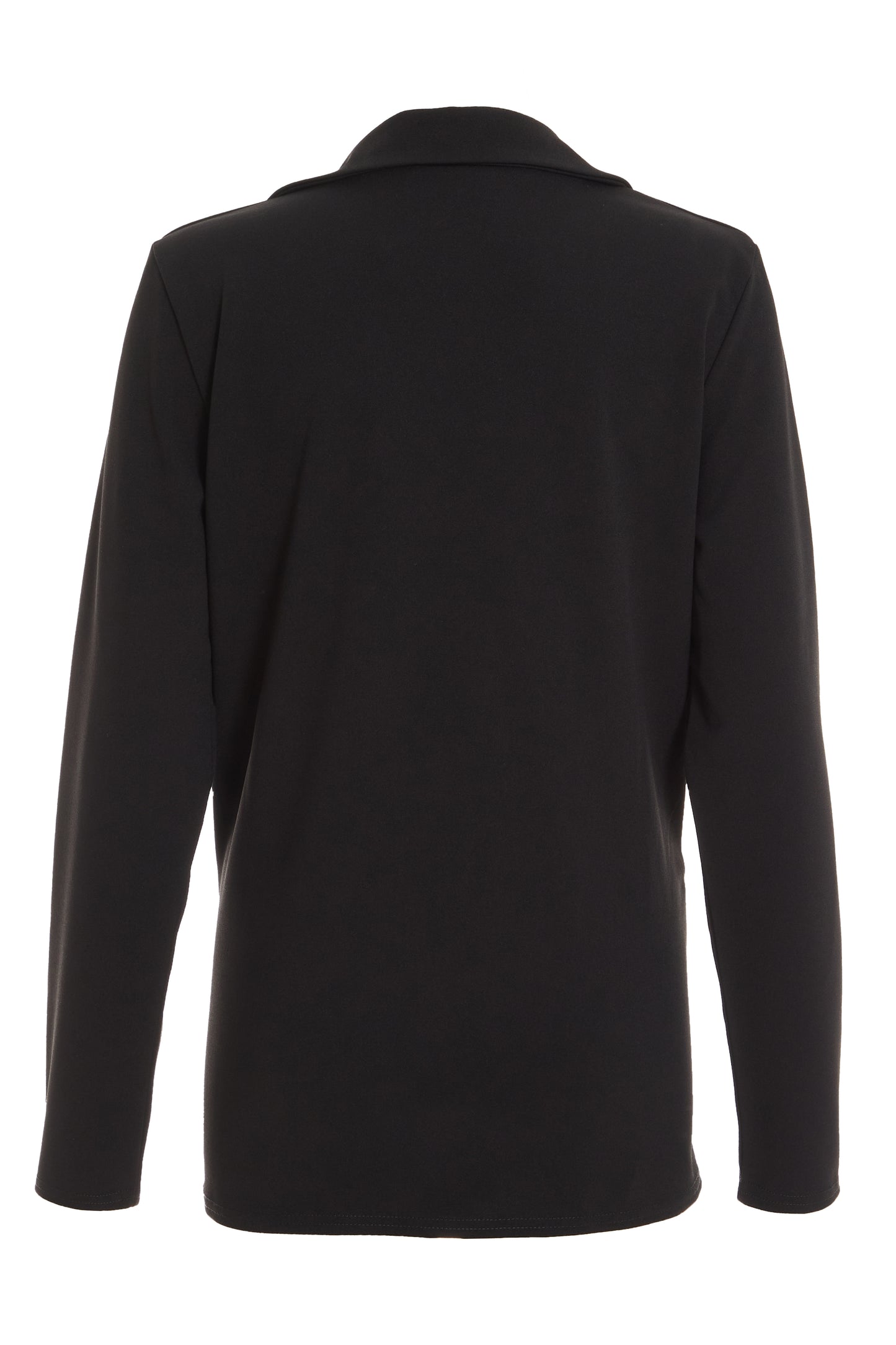 Black Four Button Blazer