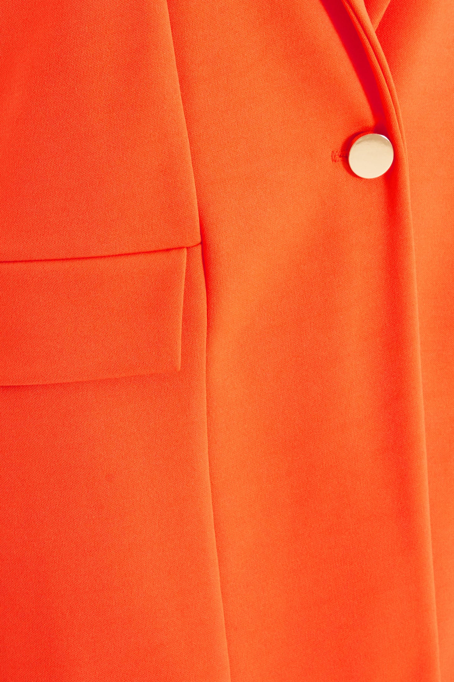 Orange Marcella Sleeveless Blazer