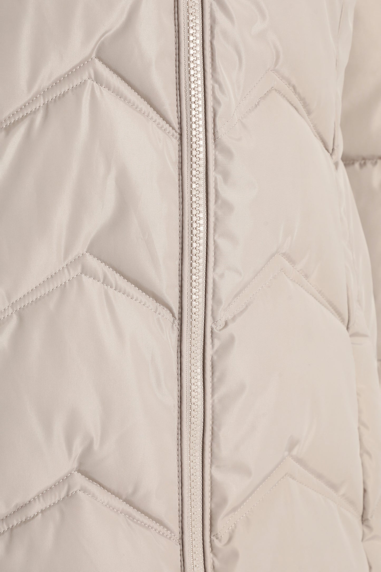Light Satin Play Padded Fur Hood