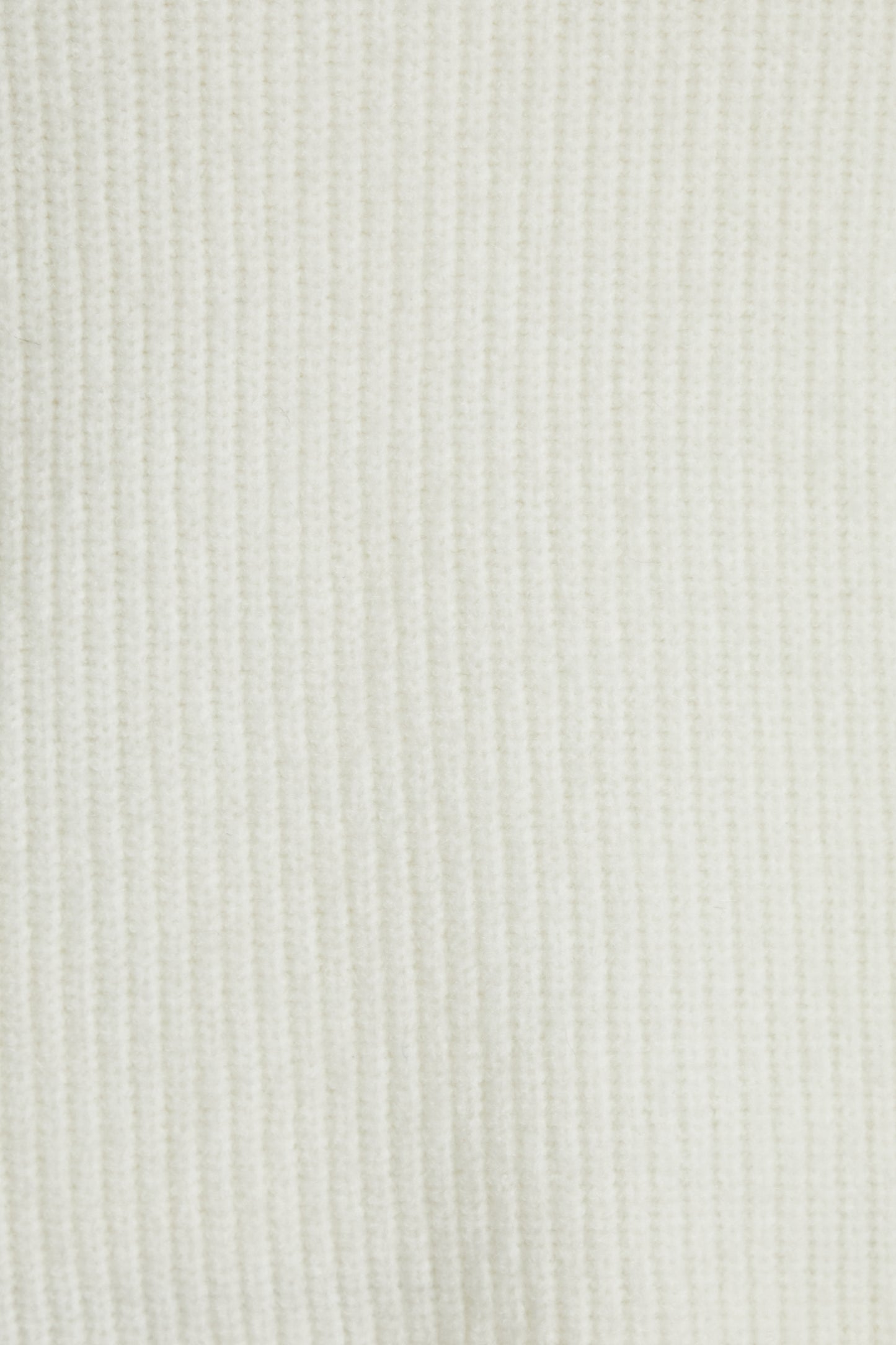 Cream Fluffy Knit High Neck Long Sleeve Jumper