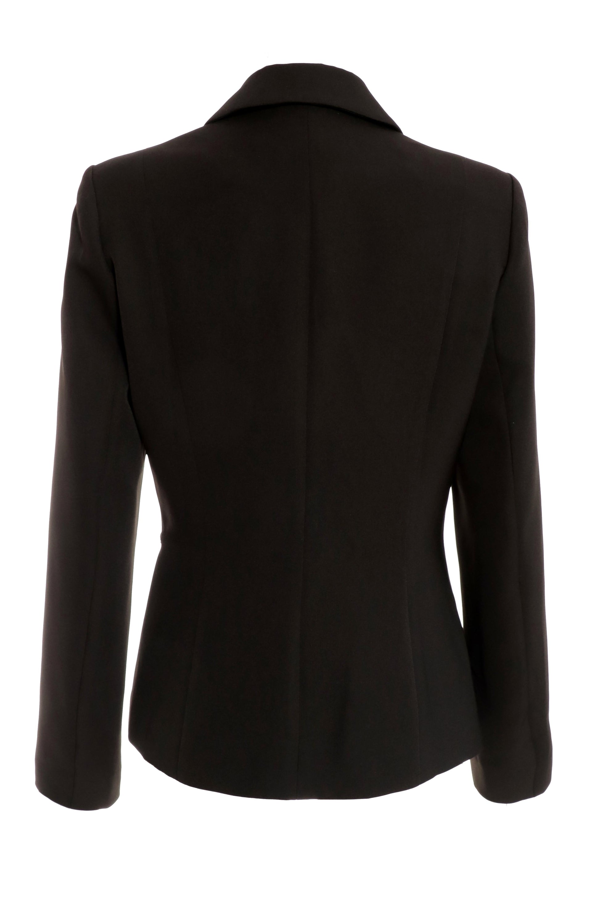 Black Woven Chain Detail Blazer — 14