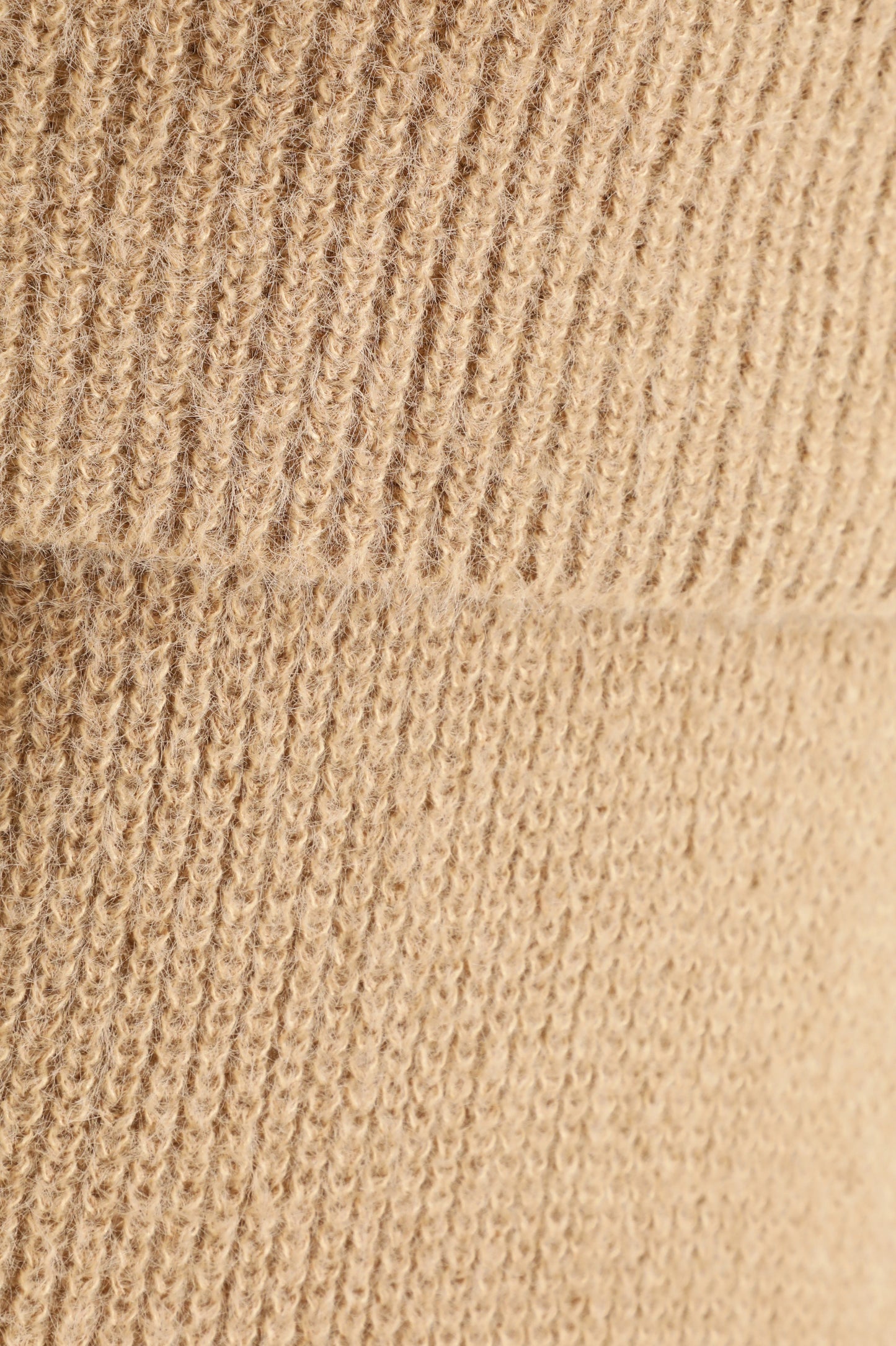 Stone knit fluffy off shoulder gold chain detail dress