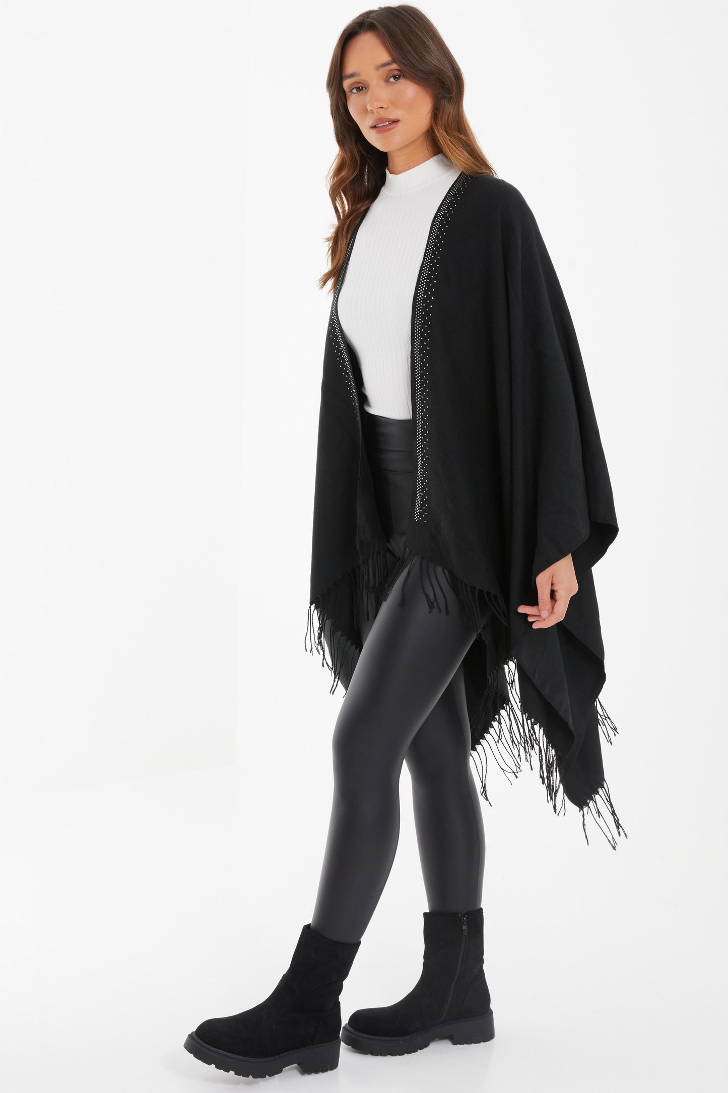 Black Dia Front Cape