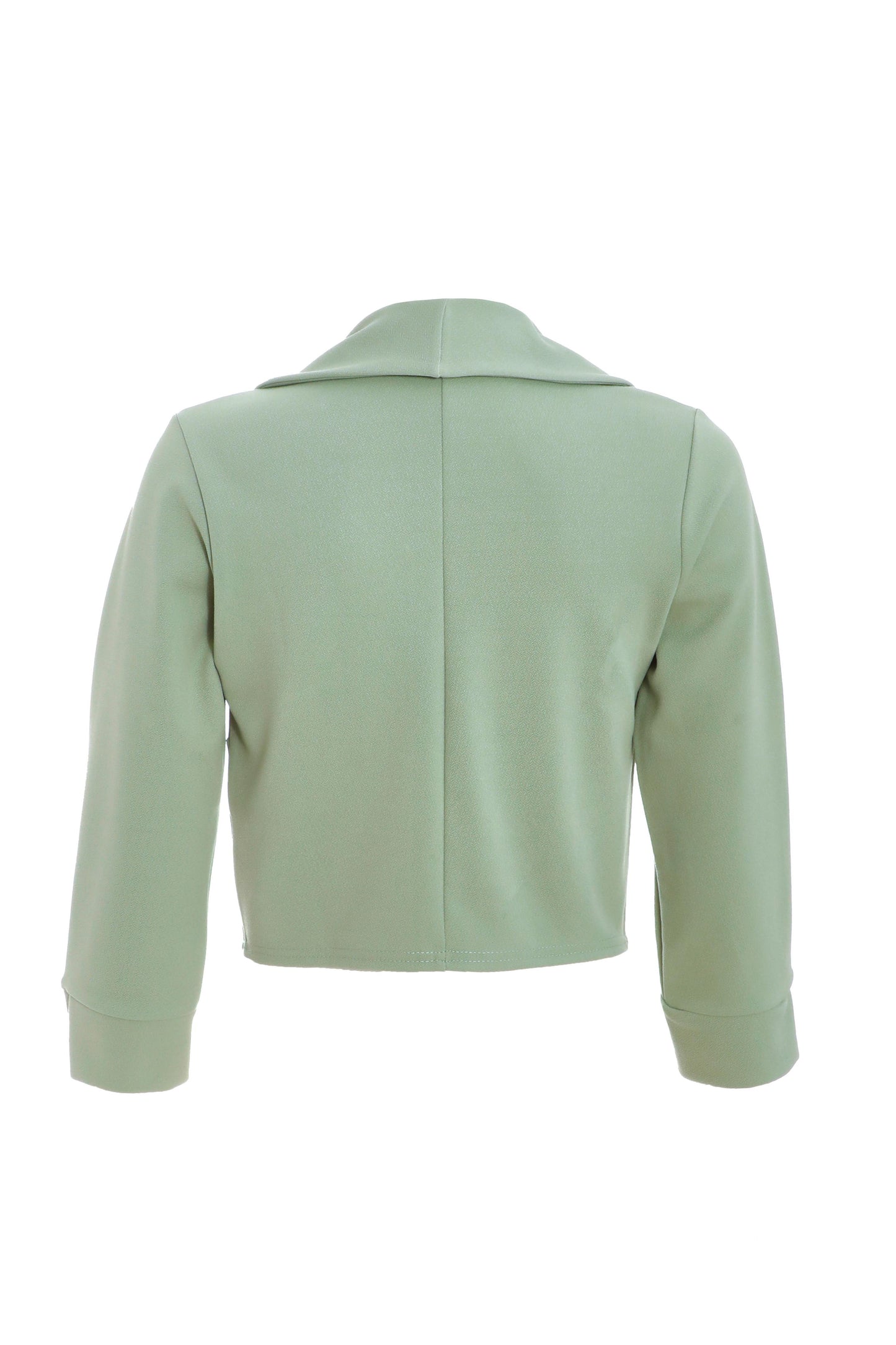 Sage Green Corsage Crop Jacket