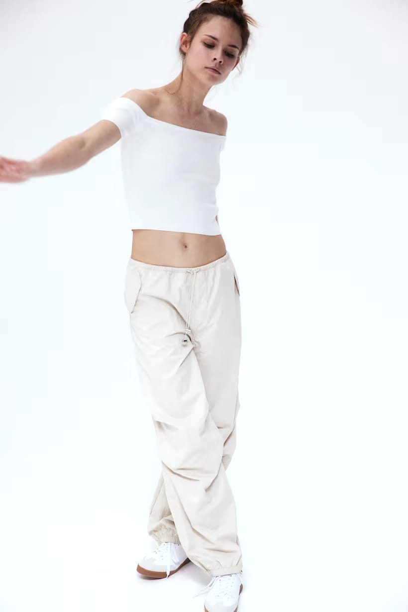 PARACHUTE TROUSERS — L