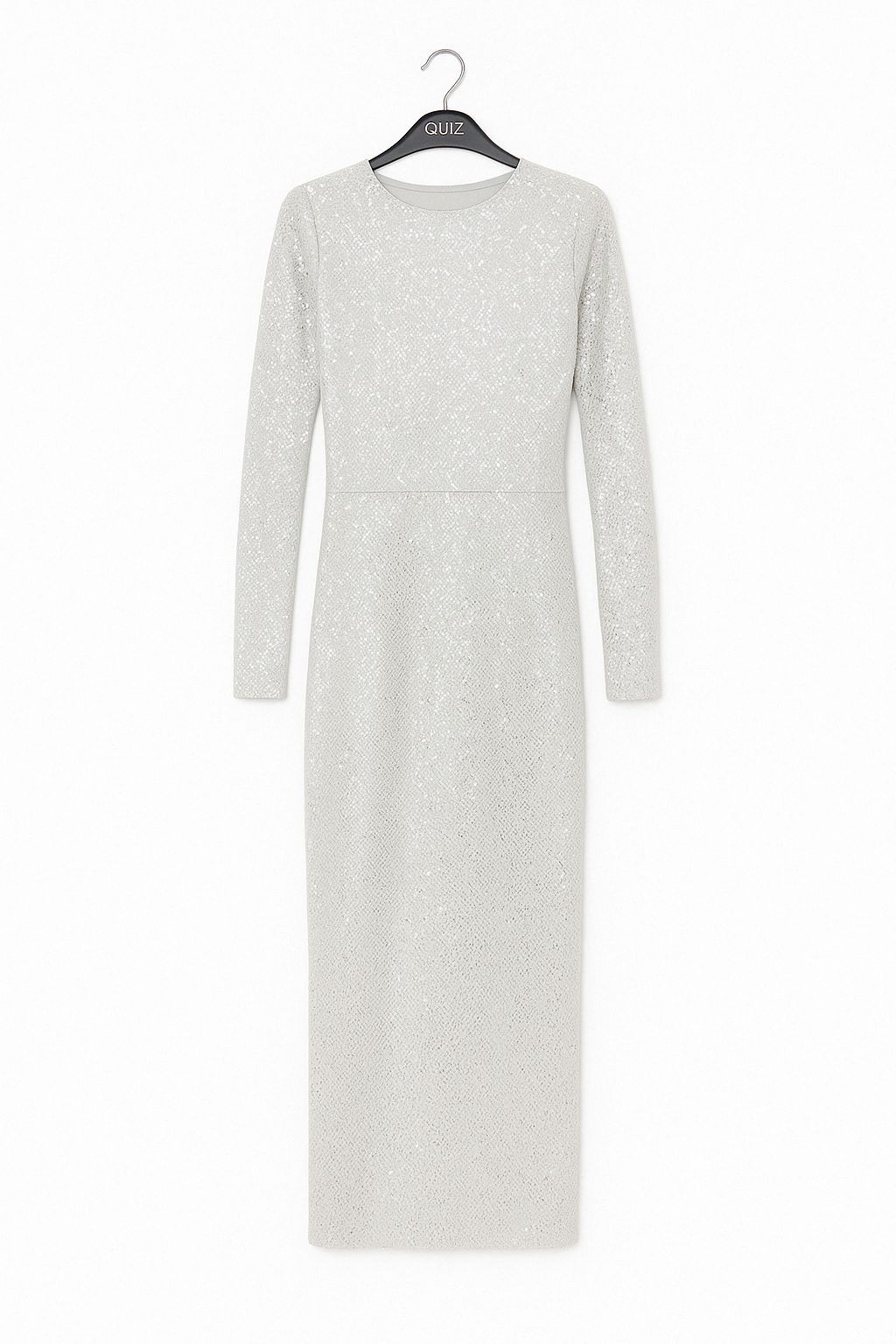 White Sequin Wrap Dress â€” 16