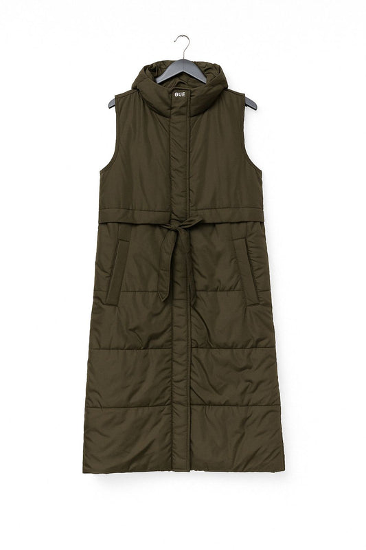 KHKI PLY PADD HOOD TIE FRNT LONG GI â€” XL