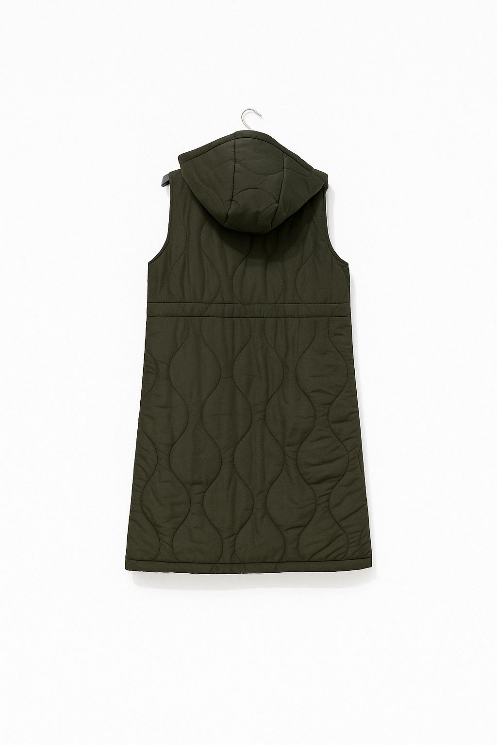 KHKI PLY PADD HOOD TIE FRNT LONG GI â€” M