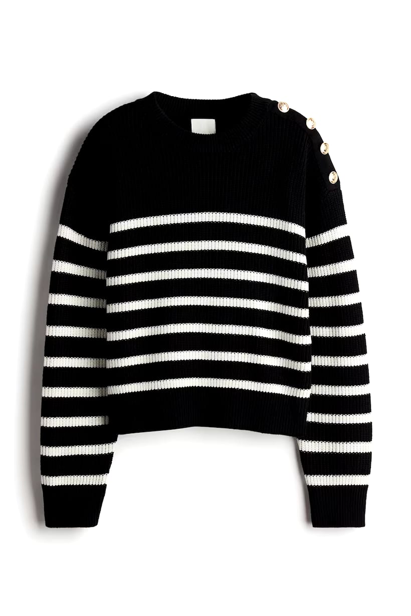 BUTTON-DETAIL JUMPER (H&M CLOTHING)