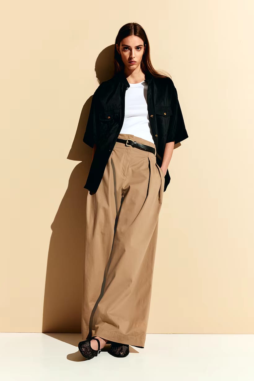 MODAL-BLEND UTILITY SHIRT(H&M clothing ) — XS Extra Small 4
