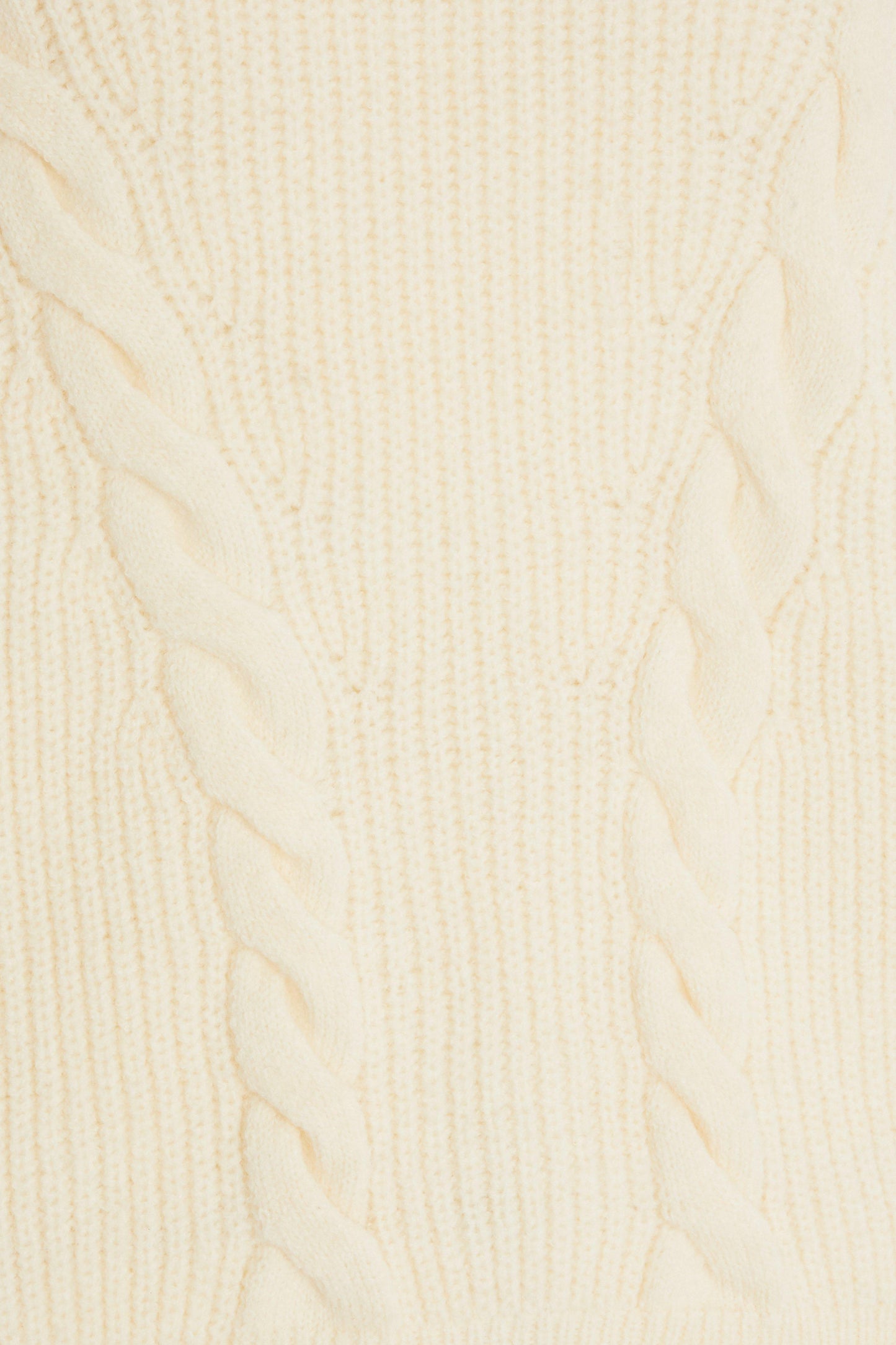 Cream Knit Bow Sleeve Jumper