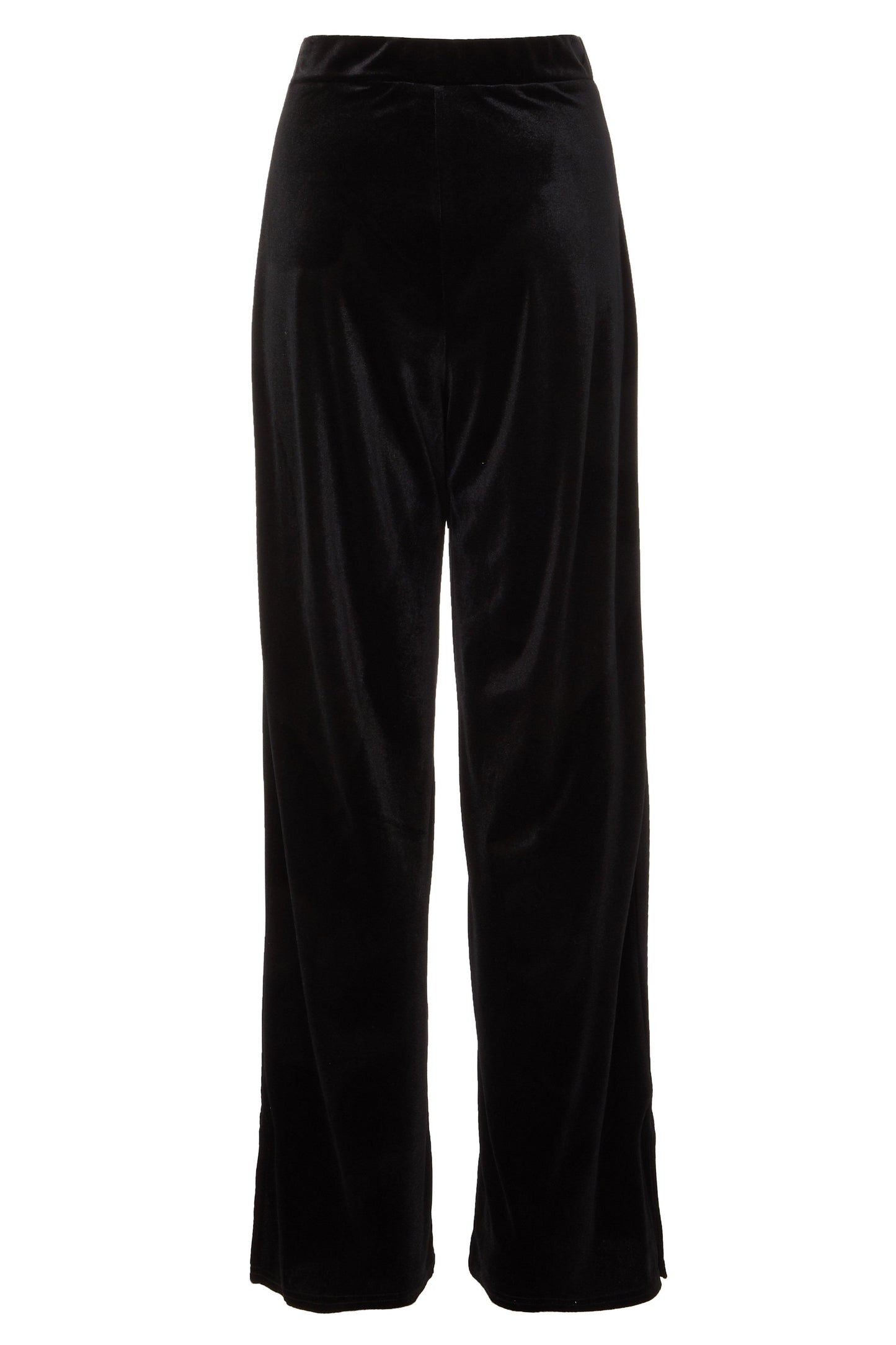 Black Velvet Palazzo Trousers