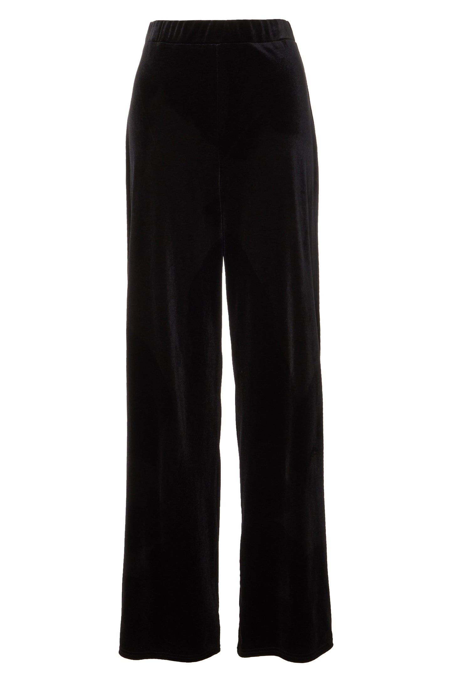 Black Velvet Palazzo Trousers