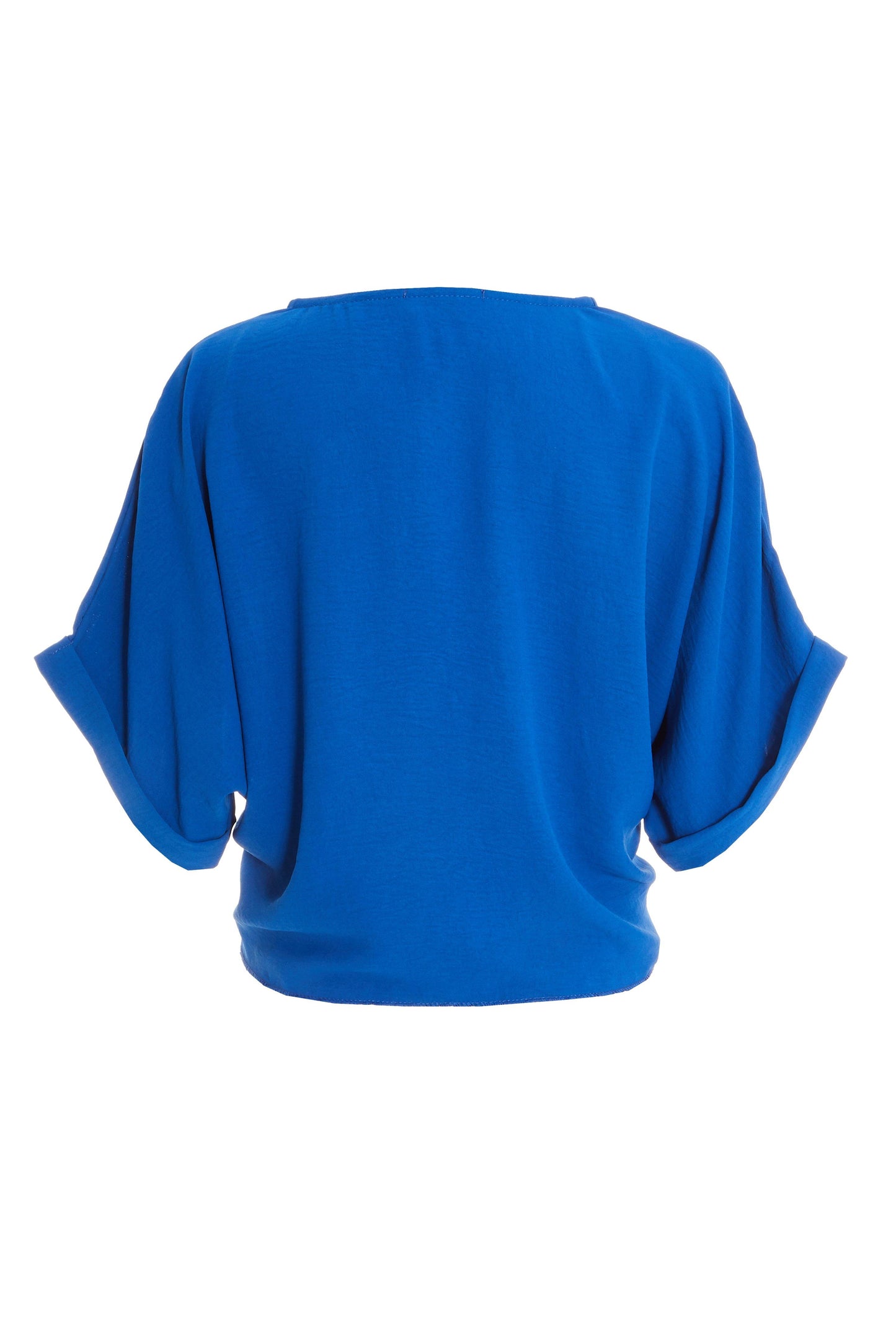 Tie Front Batwing Top