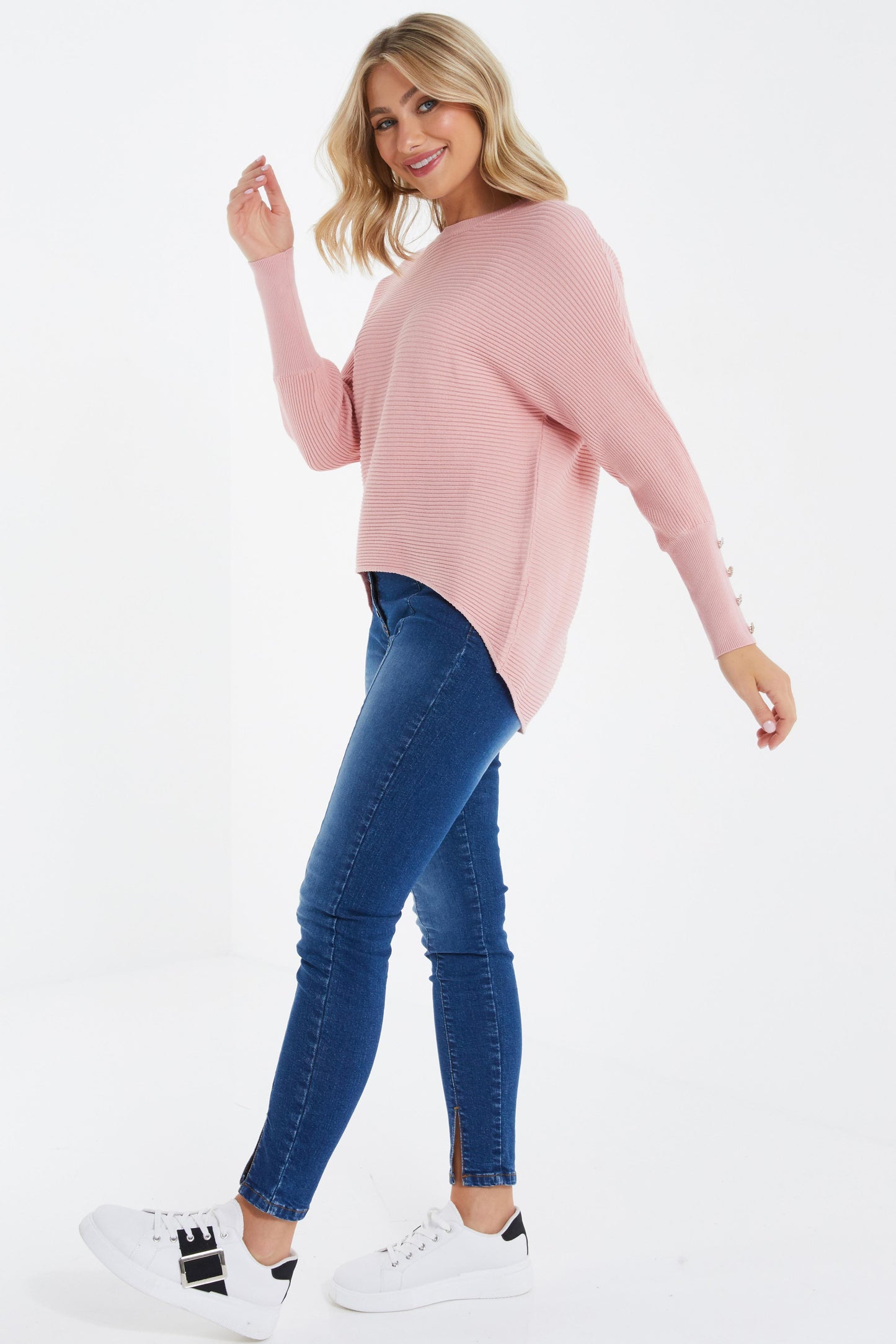 Light Knit Buttoned Jumper