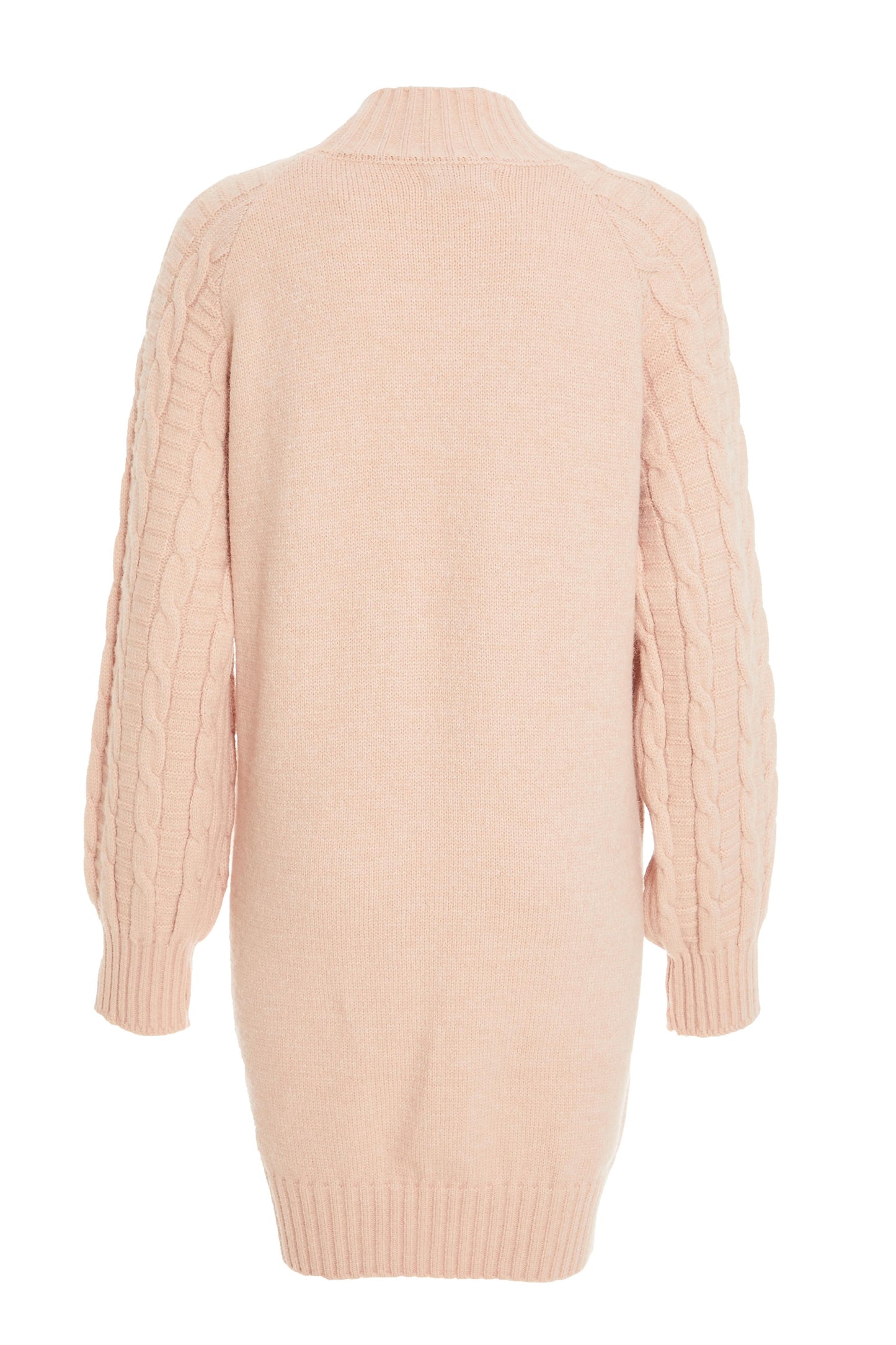 Roll Neck Knitted Mini Jumper Dress