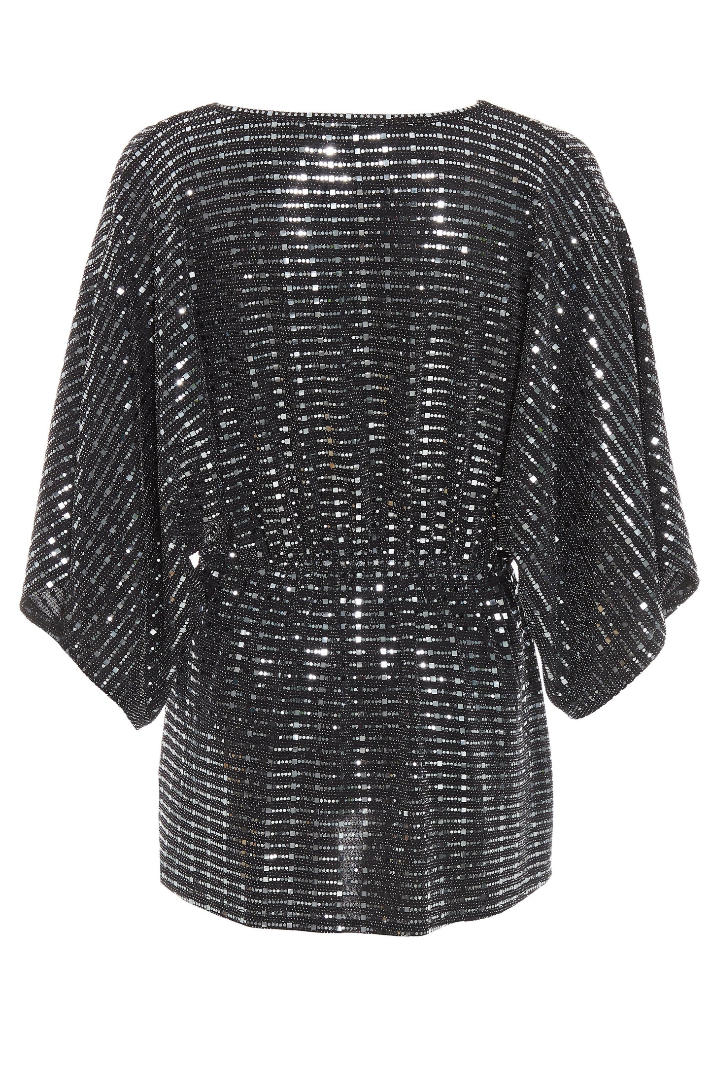 Sequin Batwing Top