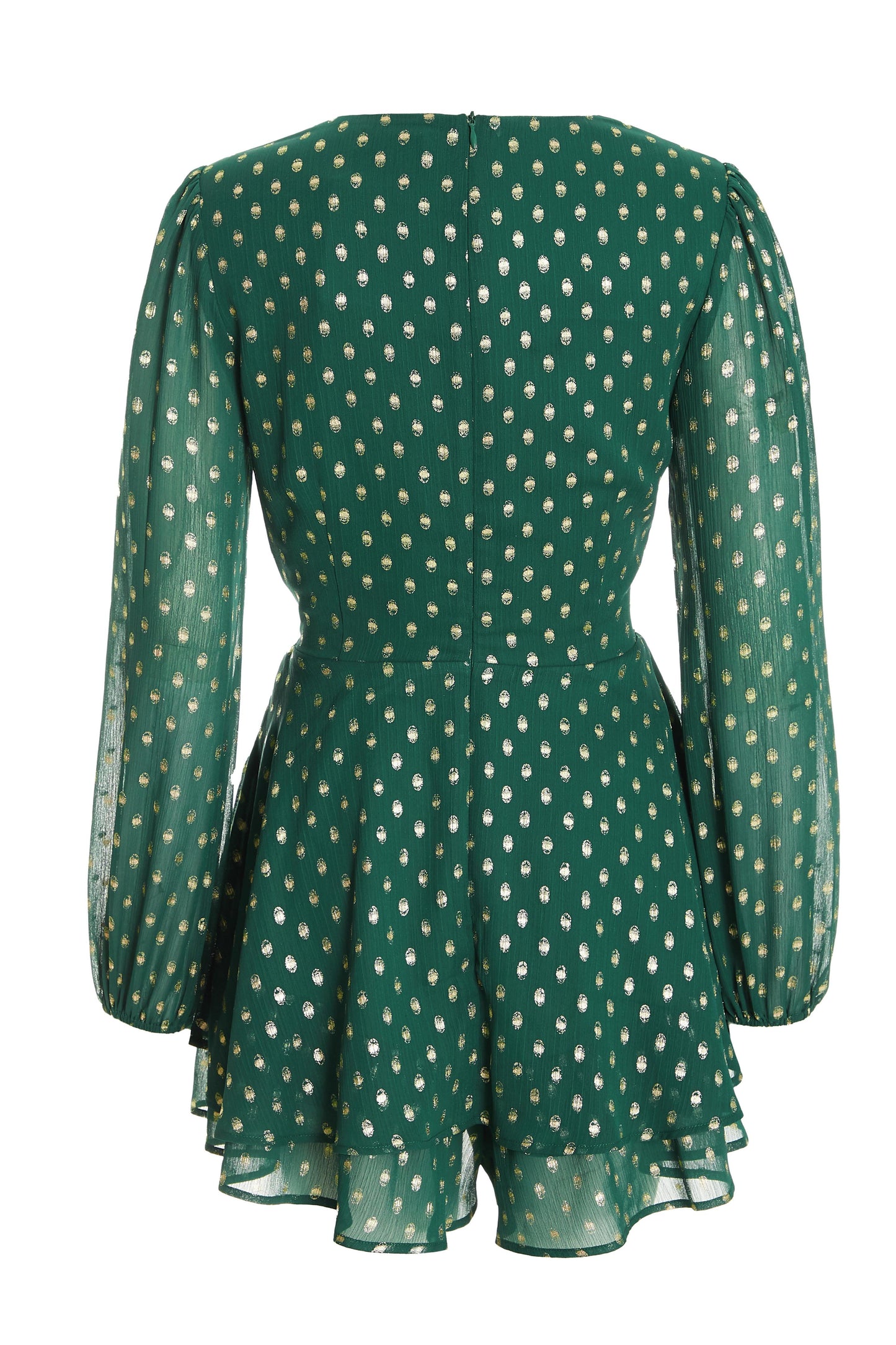 Petite Chiffon Foil Playsuit